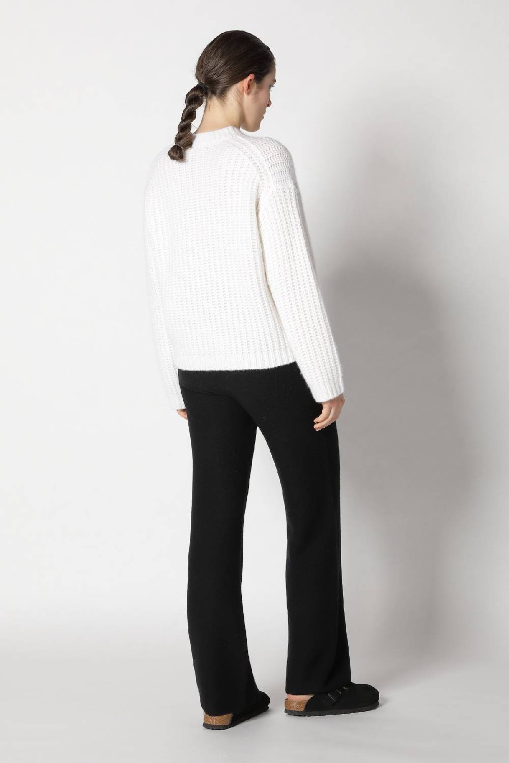 Sminfinity blurry chunky crewneck + garter palazzo pants Räumungsverkauf