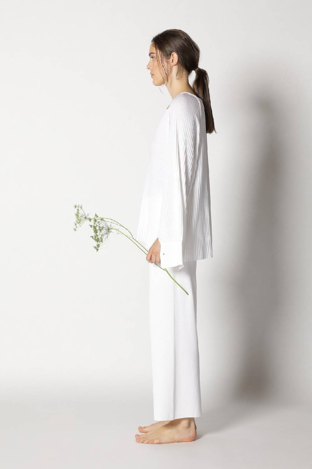 Sminfinity plissé drape tunic + milano culotte Bis zu 60% Rabatt