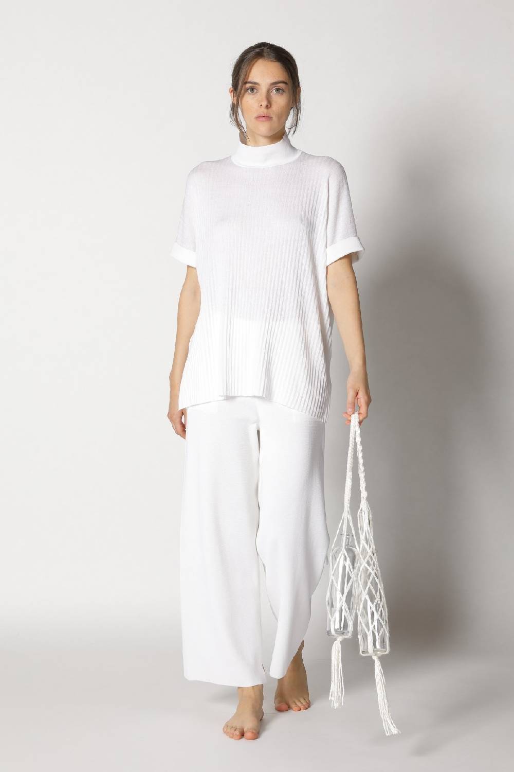 Sminfinity plissé drape top + milano culotte Bis zu 65% Rabatt