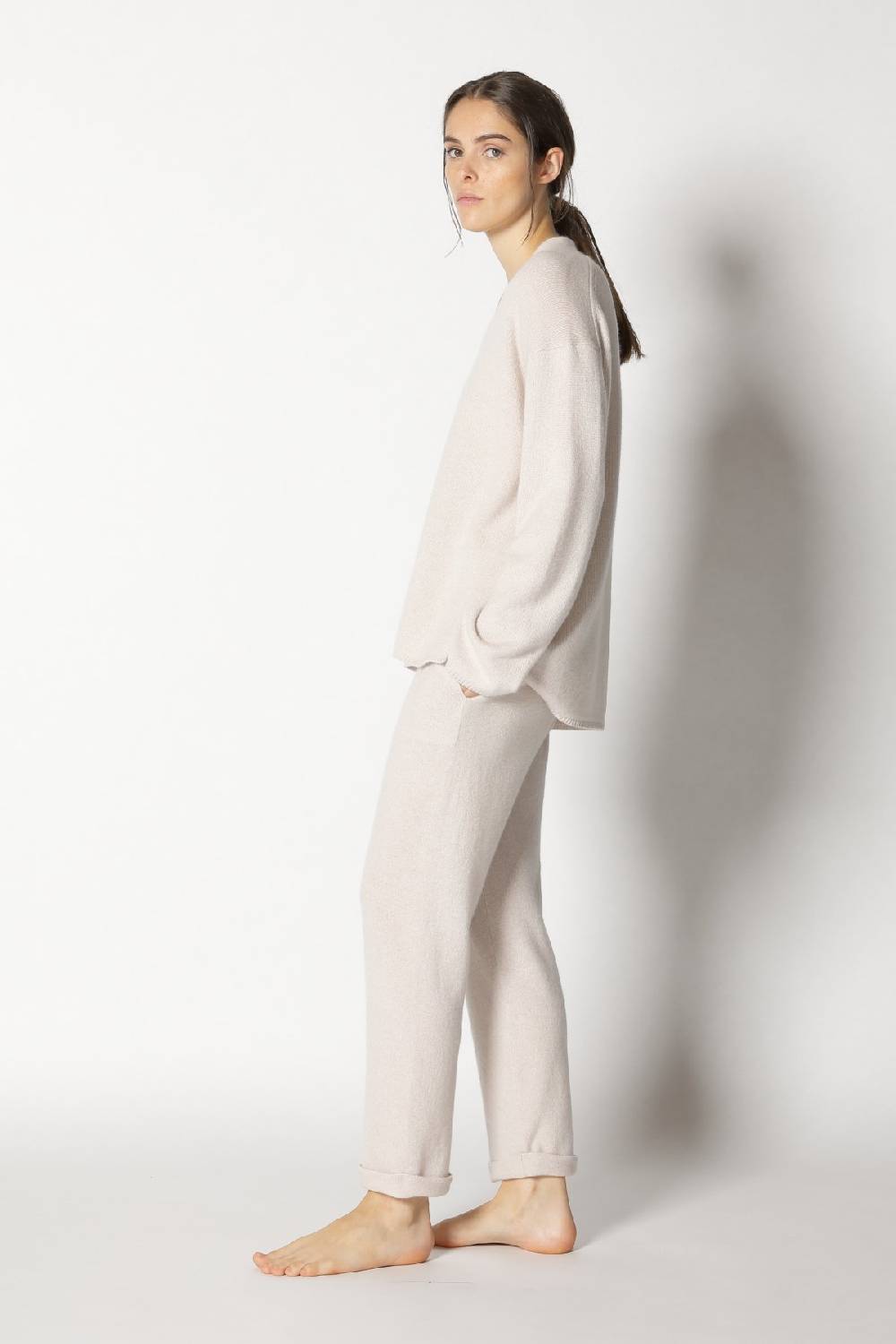 Sminfinity pure 2-ply V neck + pure boat pants Riesige Rabatte