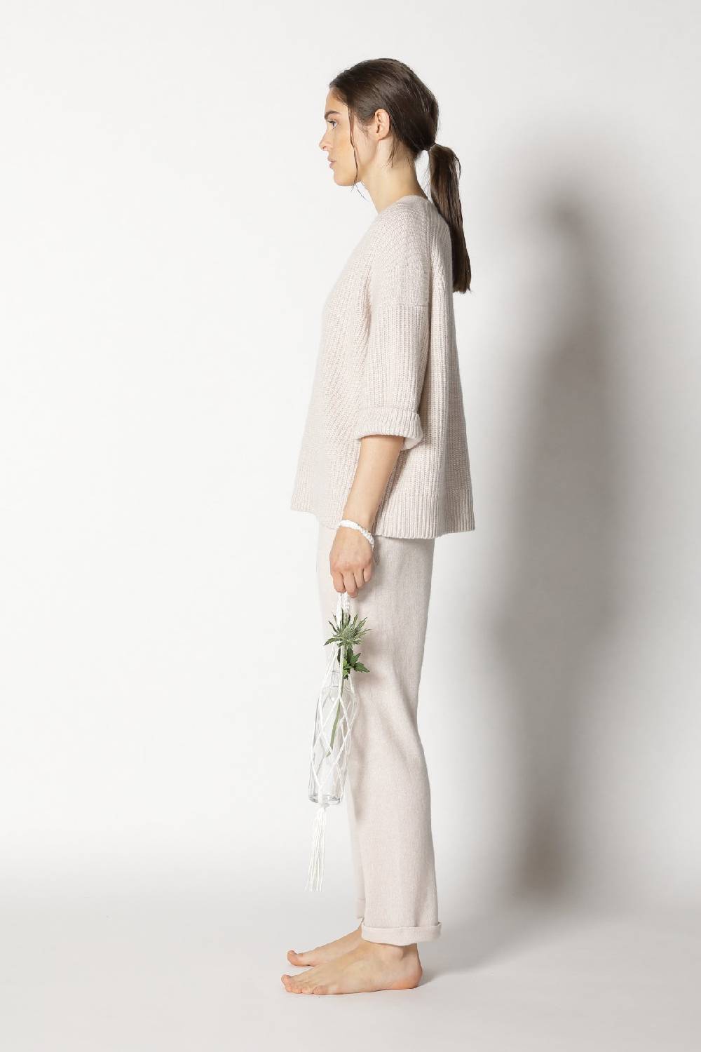 Sminfinity icon rib V neck + pure boat pants Clearance-Verkauf