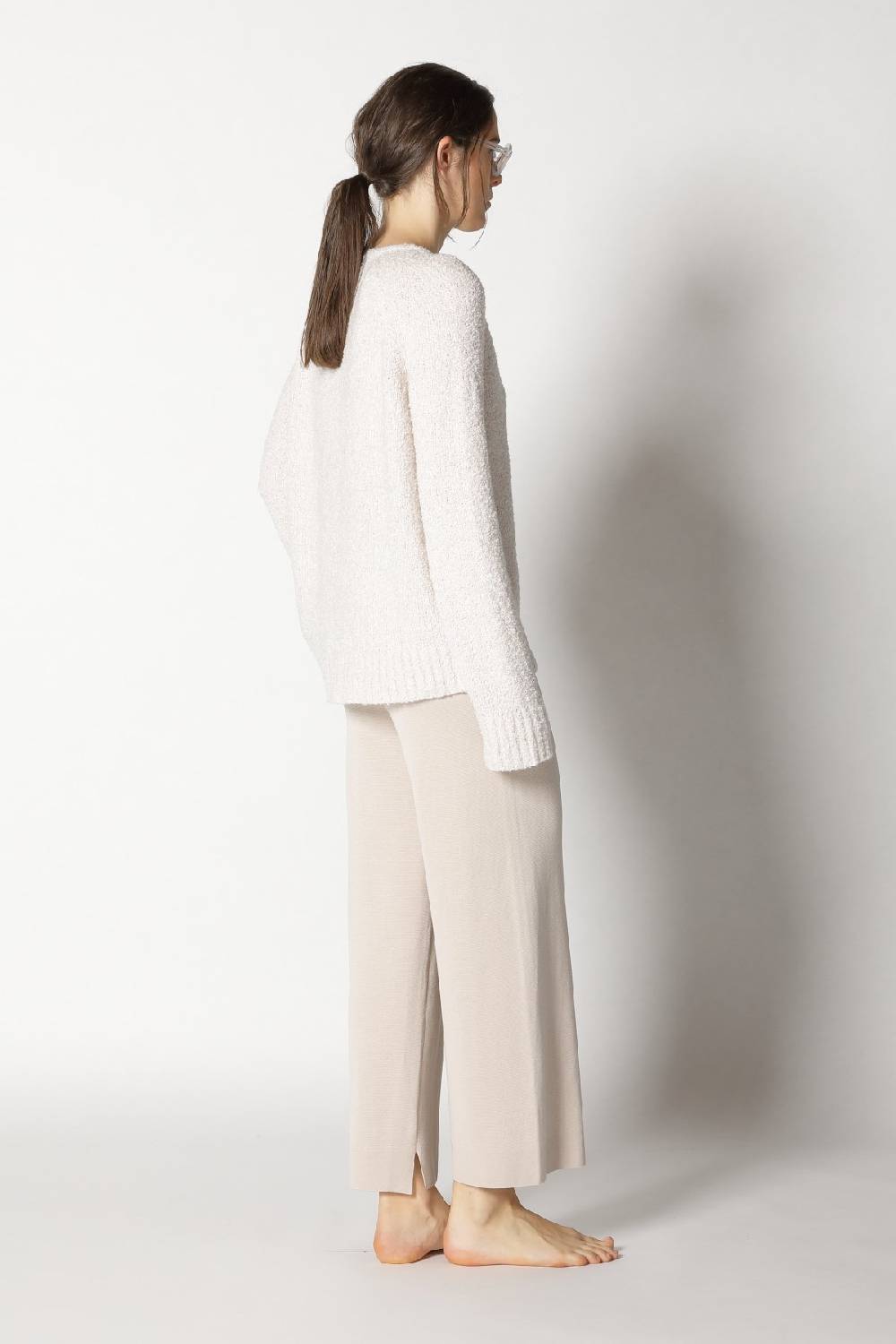 Sminfinity bouclé V neck + milano culotte Fabrikladen