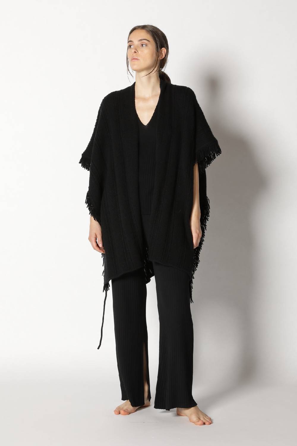 Sminfinity airy capecoat + plissé VV top + plissé palazzo Kostenloser Versand