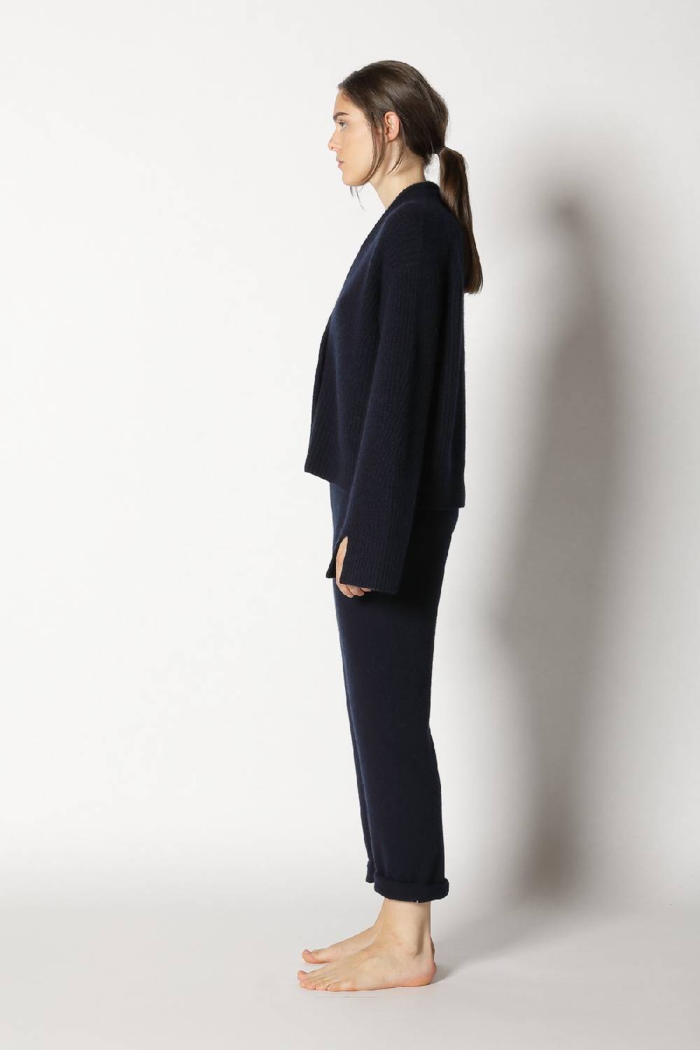 Sminfinity icon rib cardigan + pure boat pants Günstig kaufen