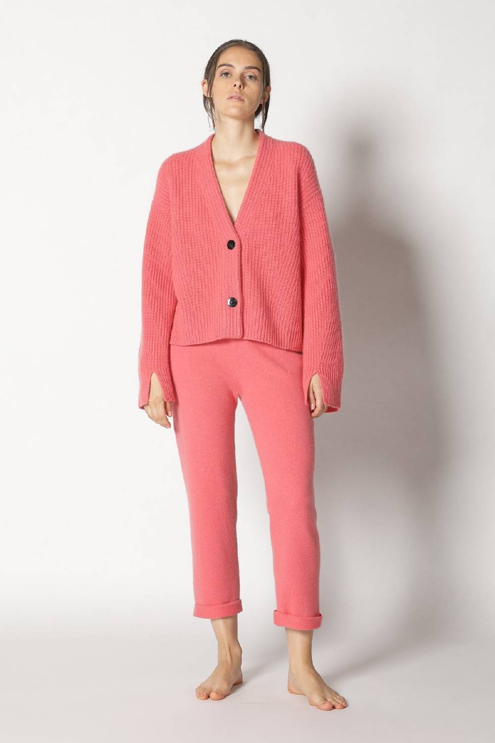 Sminfinity icon rib cardigan + pure boat pants Günstig kaufen