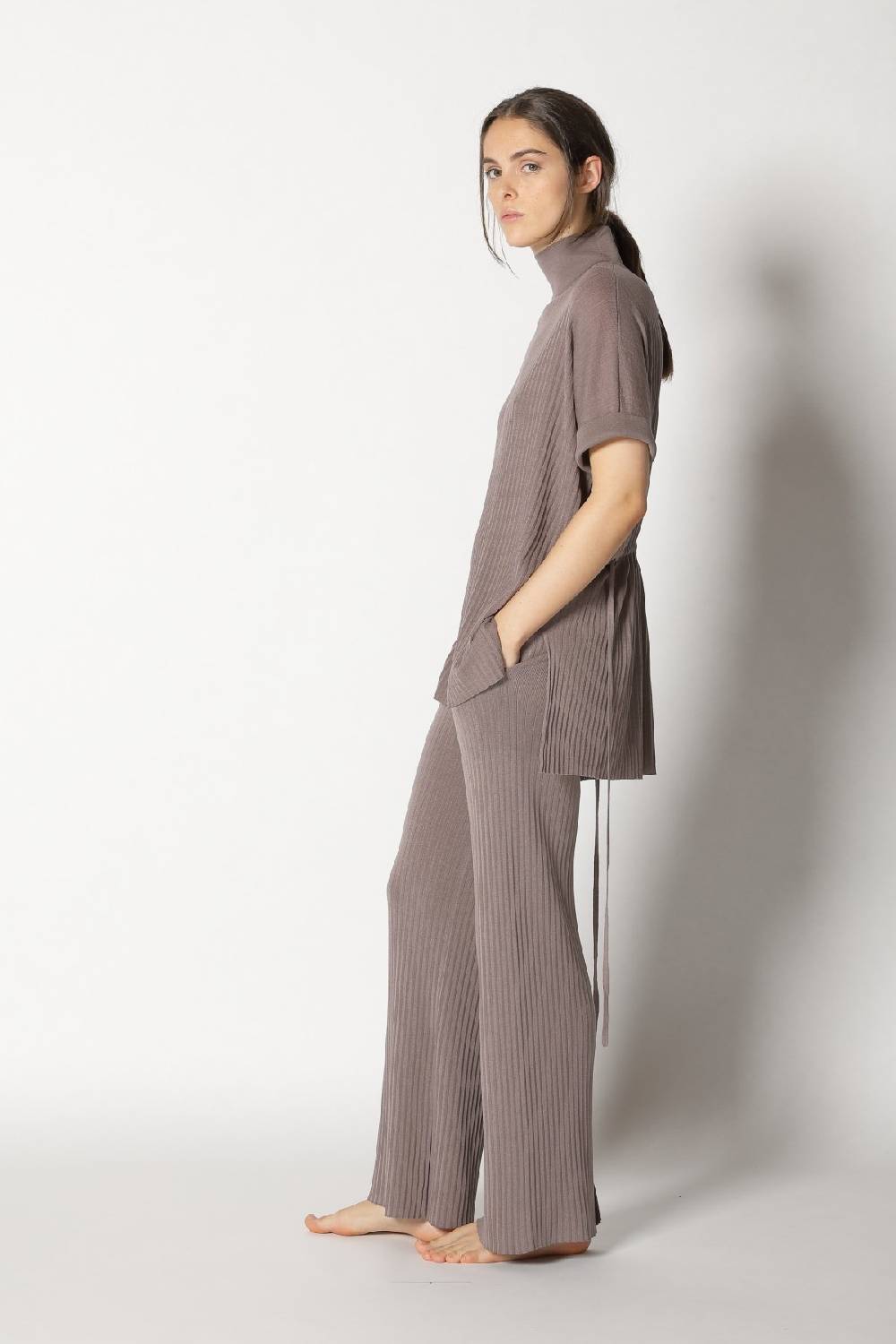Sminfinity plissé drape top + plissé palazzo Großer Ausverkauf