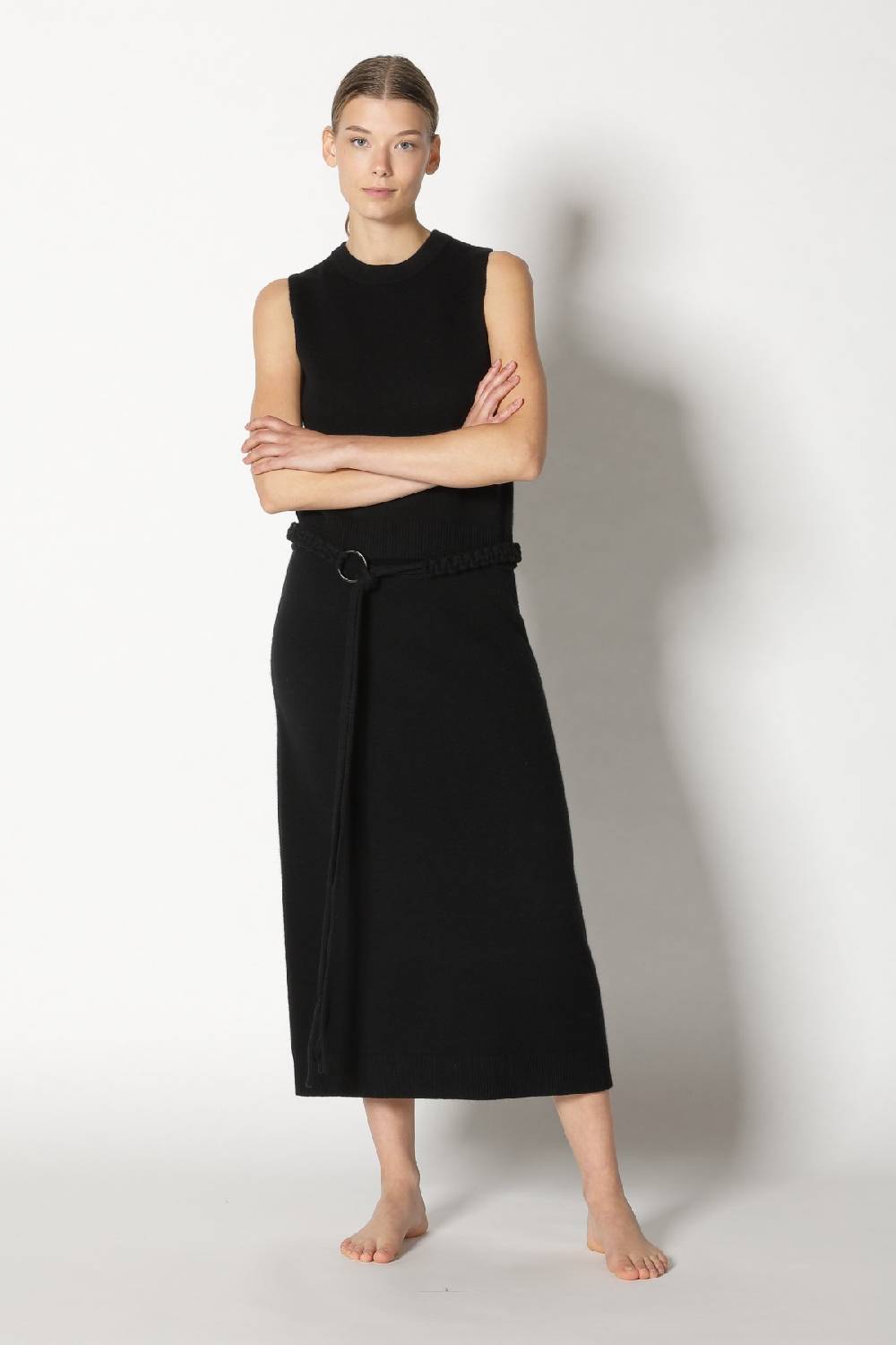 Sminfinity pure 2 ply crew top + pure 2 ply A skirt + hang loose ring belt Cyber Monday