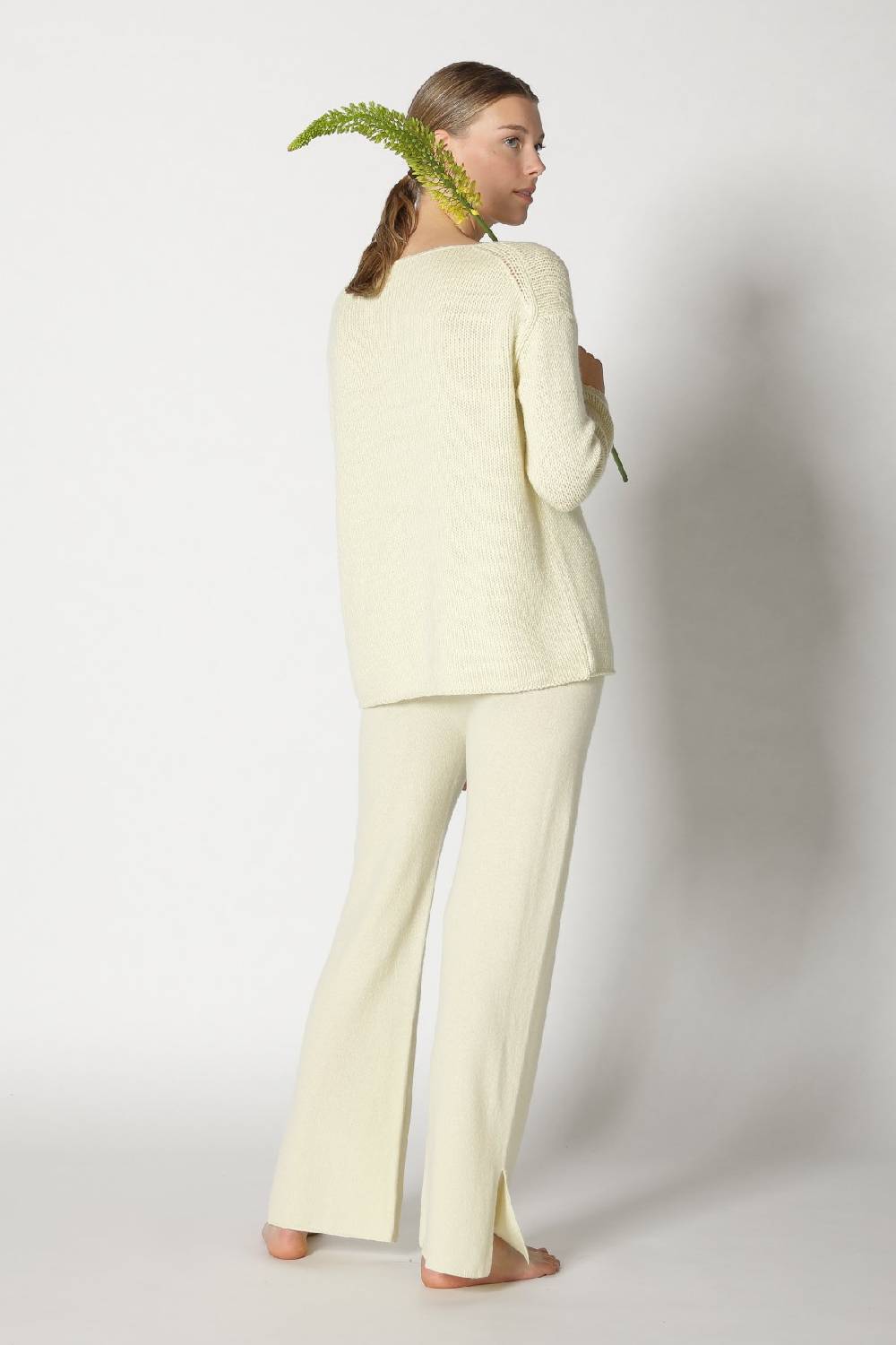 Sminfinity pure multi-ply jumper + pure slitted pants Heißer Verkauf