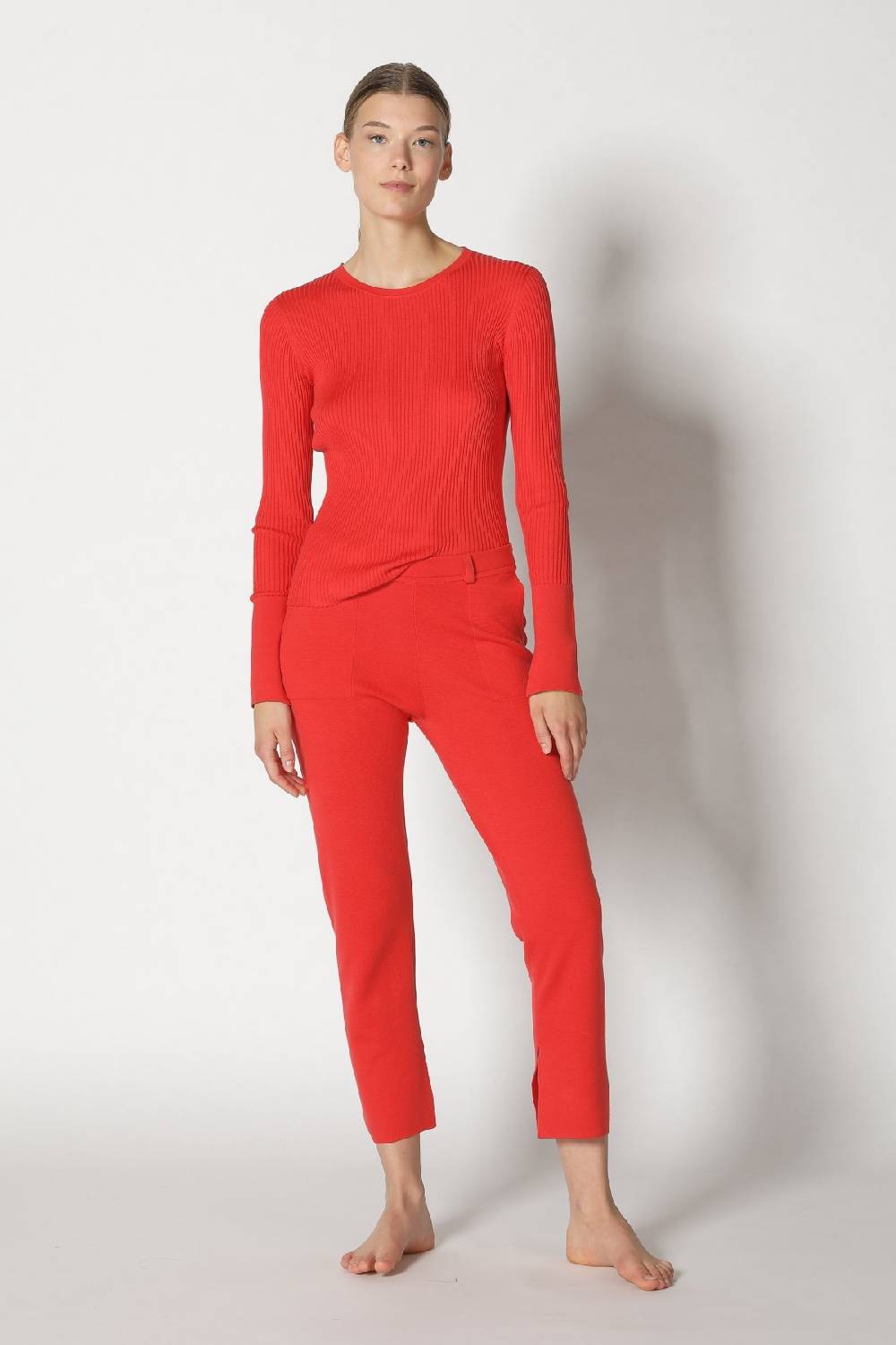 Sminfinity silky rib crew jumper Top Angebot
