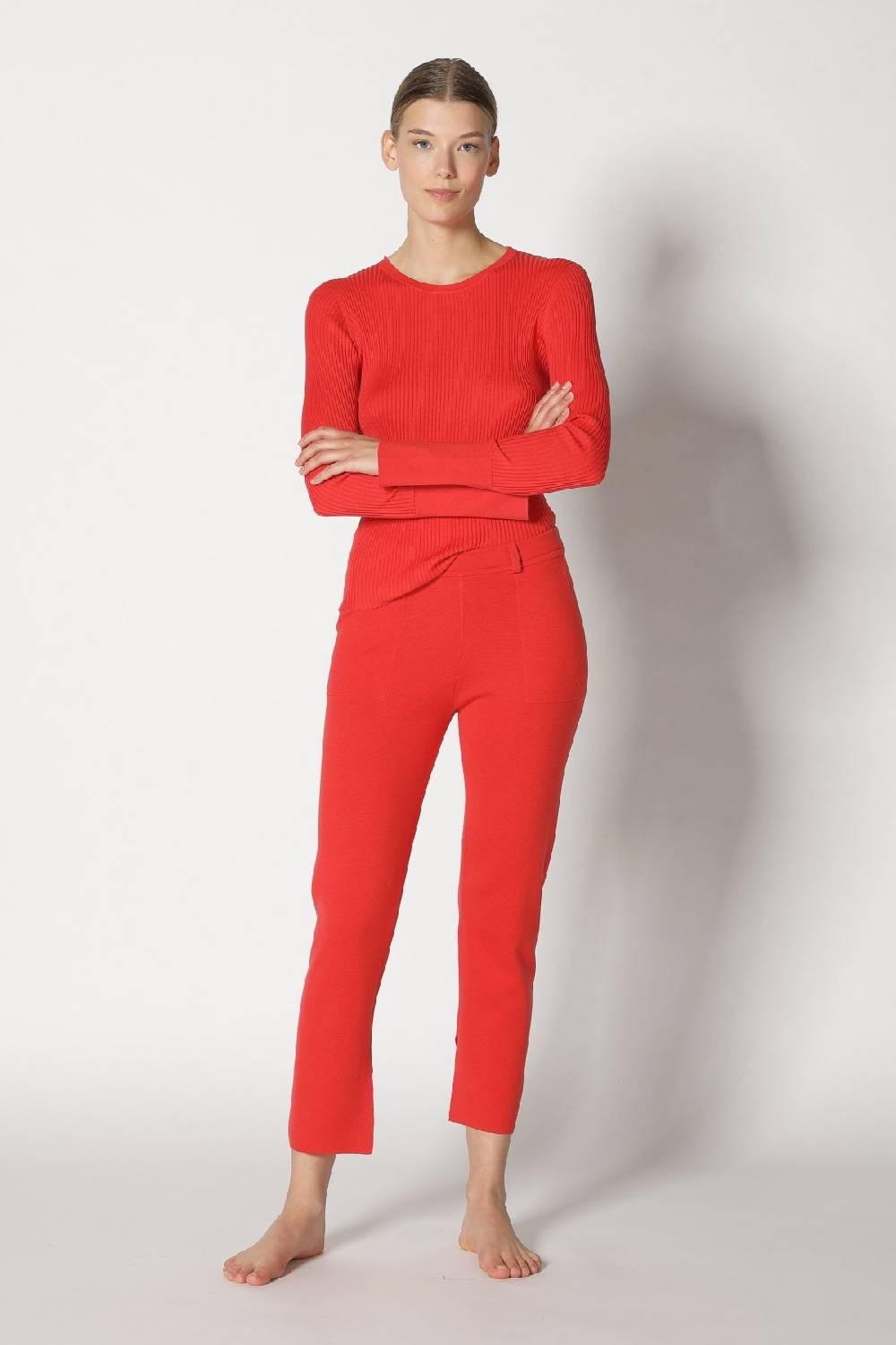 Sminfinity silky rib crew jumper Top Angebot