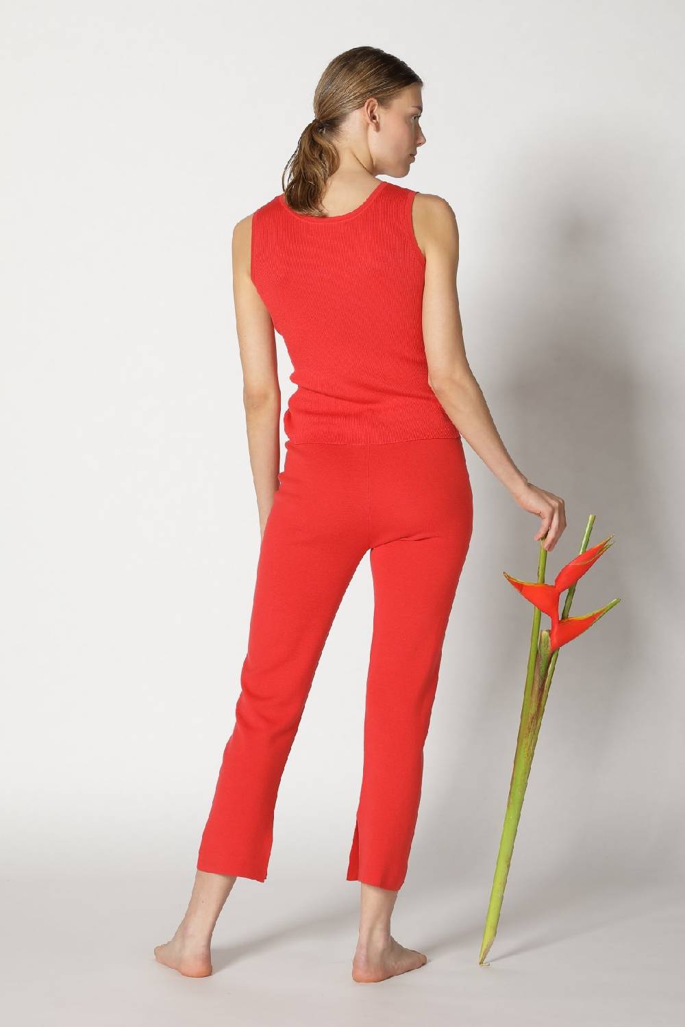 Sminfinity silky rib tank top Online Outlet