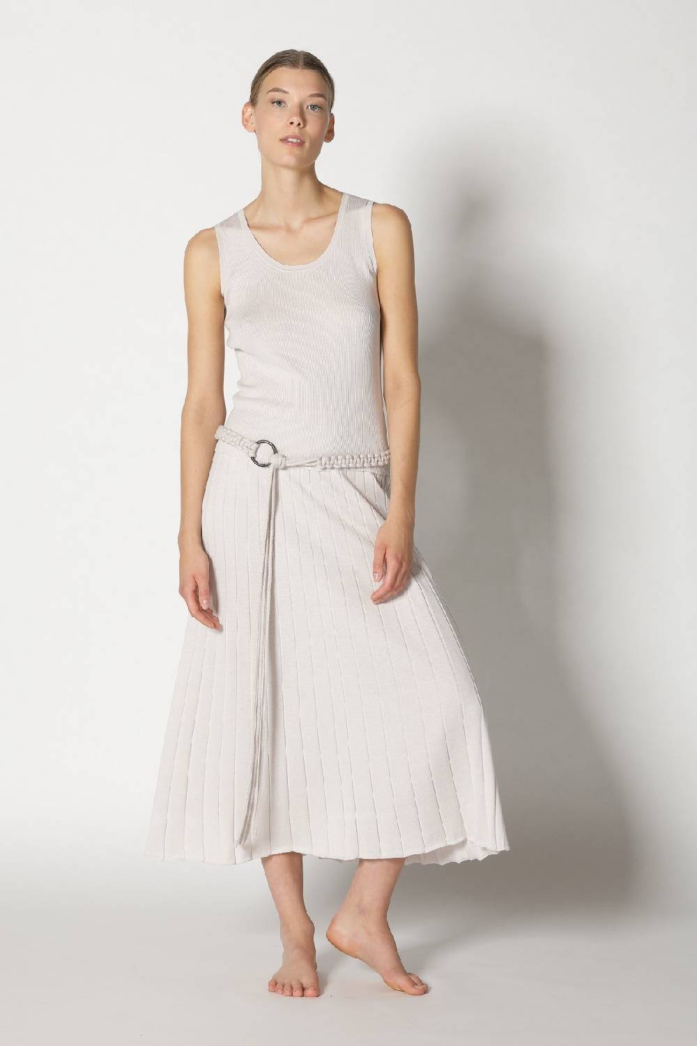 Sminfinity silky rib tank top Online Outlet