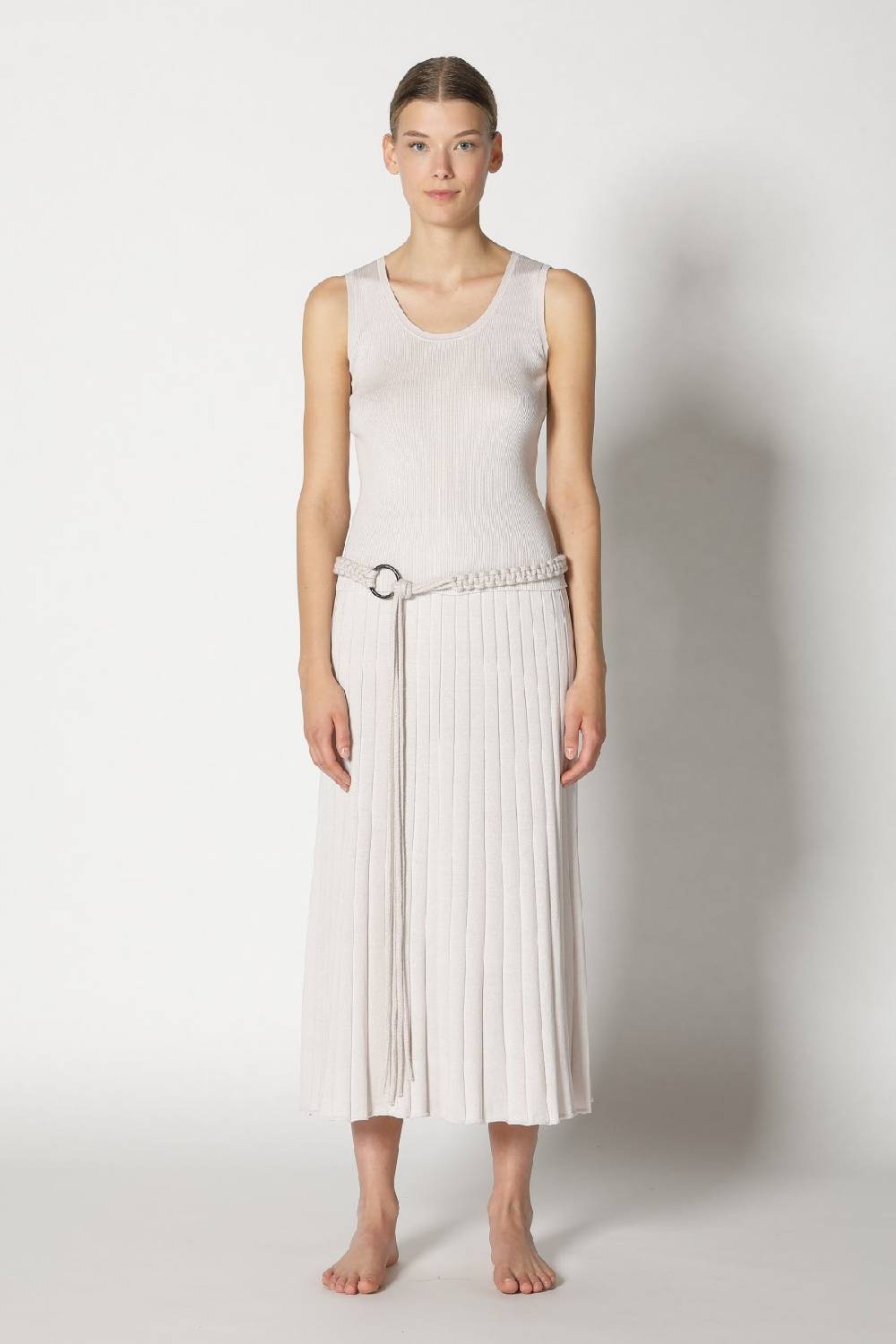 Sminfinity silky rib tank top Online Outlet