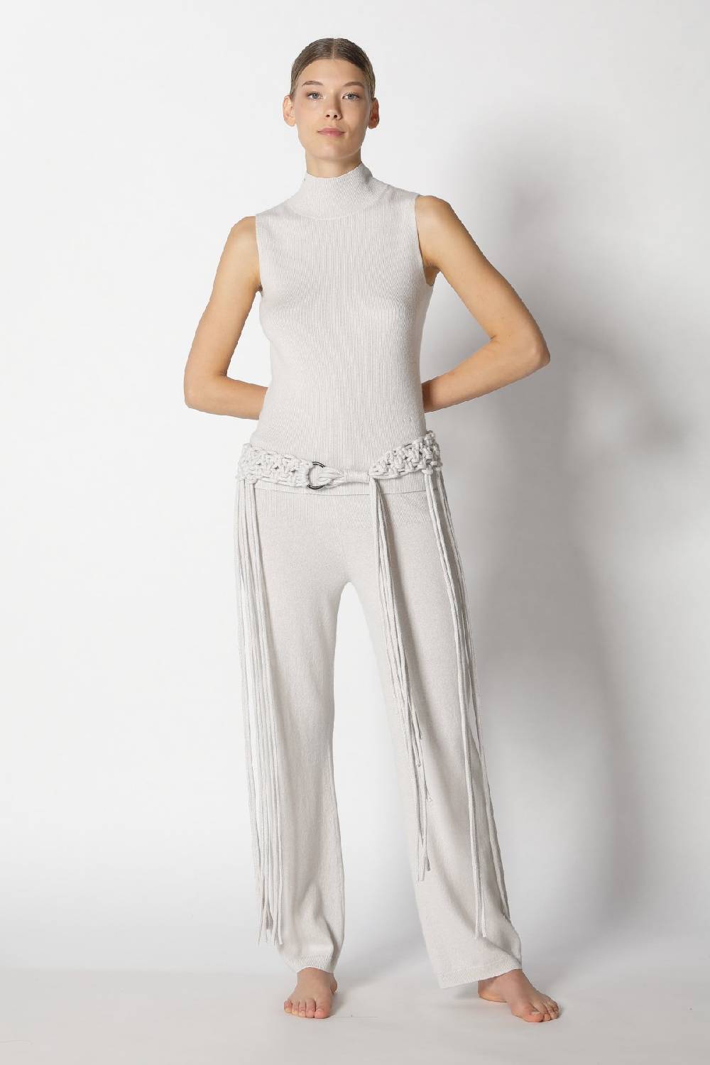 Sminfinity chilly fitted top + chilly pants + hang loose knot belt Tiefpreis