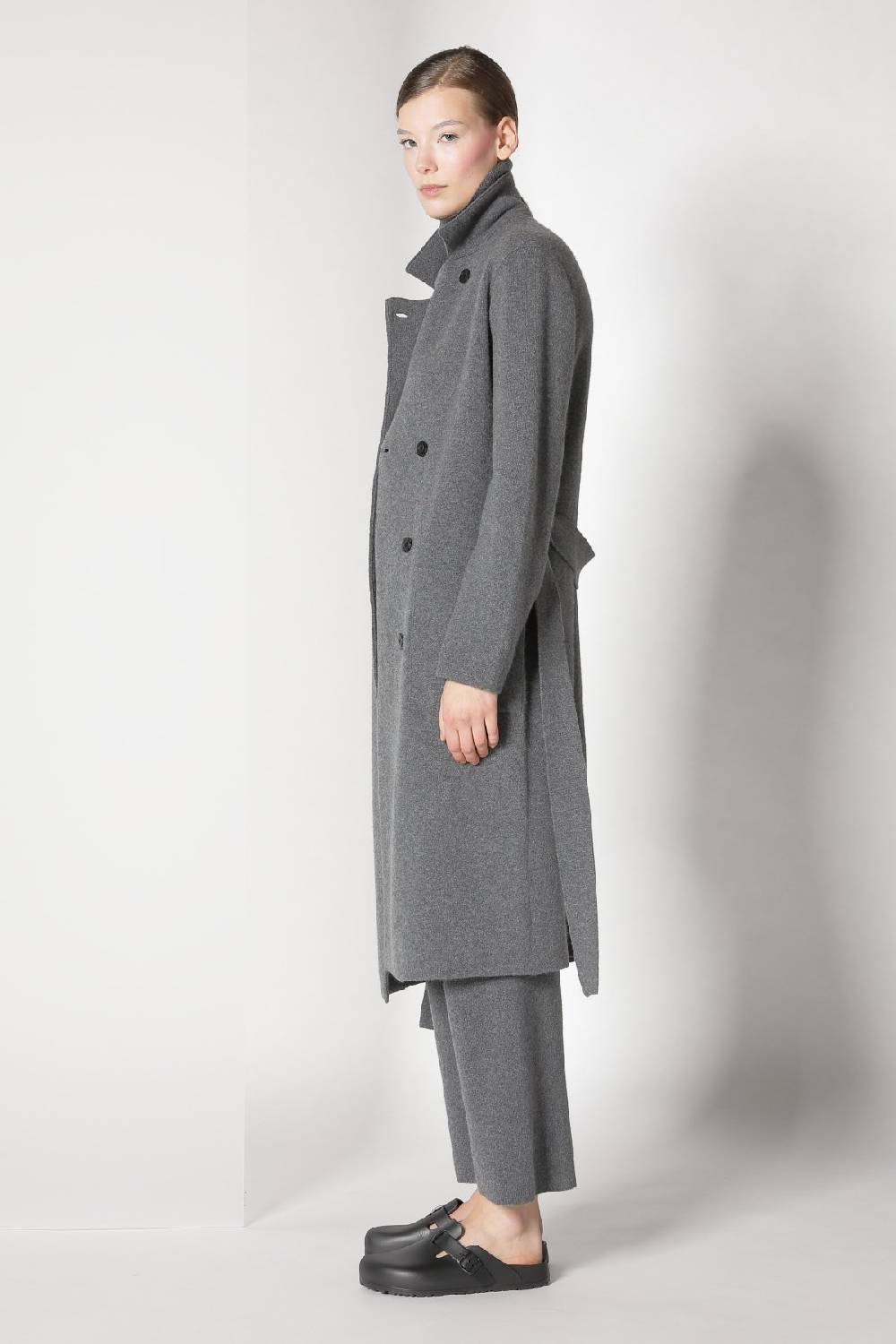 Sminfinity doubleface pea coat + chilly fitted turtleneck + chilly cargo pants Clearance-Verkauf