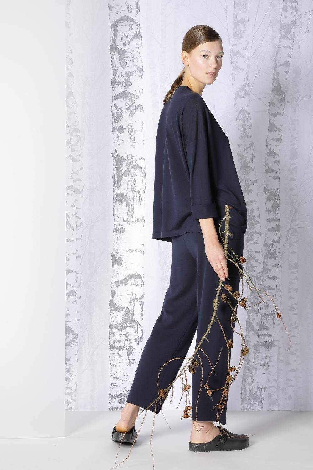 Sminfinity extrafine oversized V + milano cropped cargo pants zollfrei