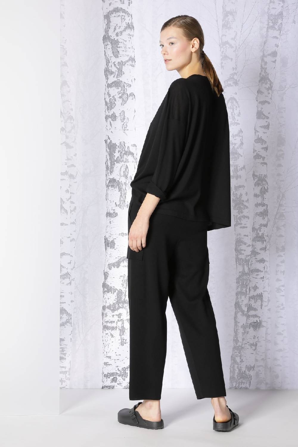 Sminfinity extrafine oversized V + milano cropped cargo pants Angebote