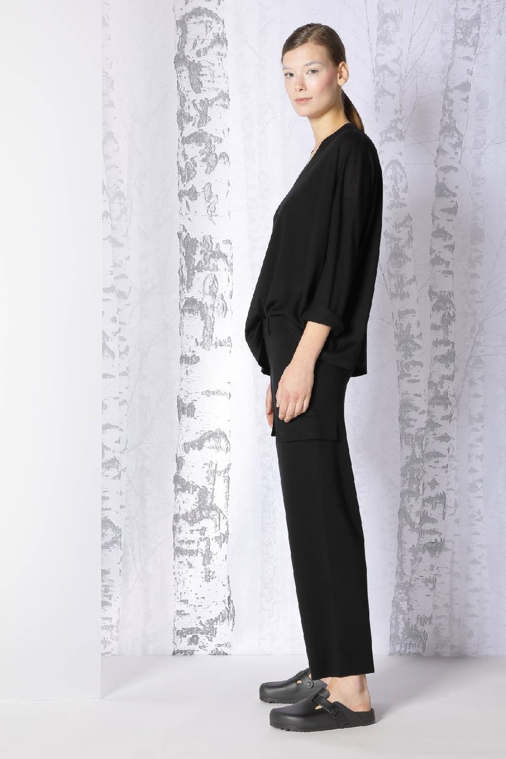 Sminfinity extrafine oversized V + milano cropped cargo pants Angebote