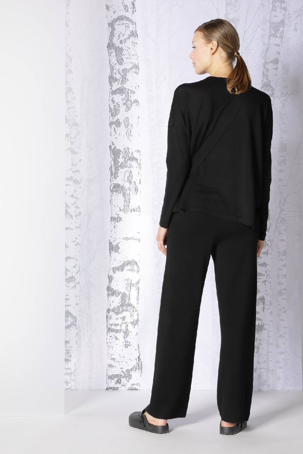 Sminfinity extrafine oversized crew + milano palazzo pants Hotsell