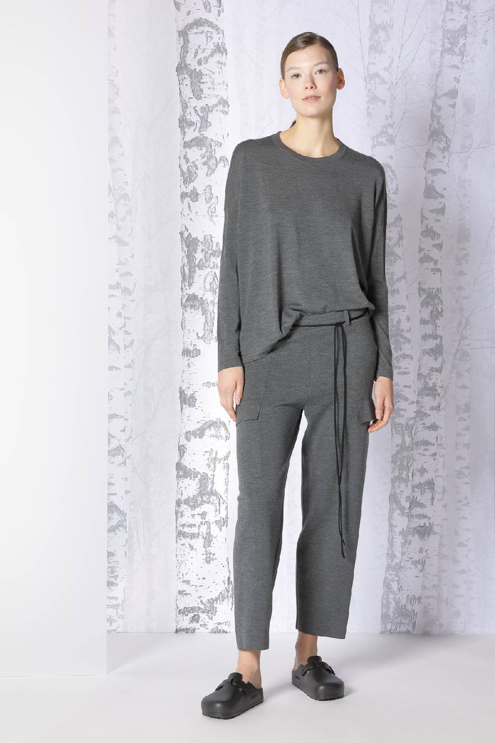 Sminfinity extrafine oversized crew + milano palazzo pants Hotsell