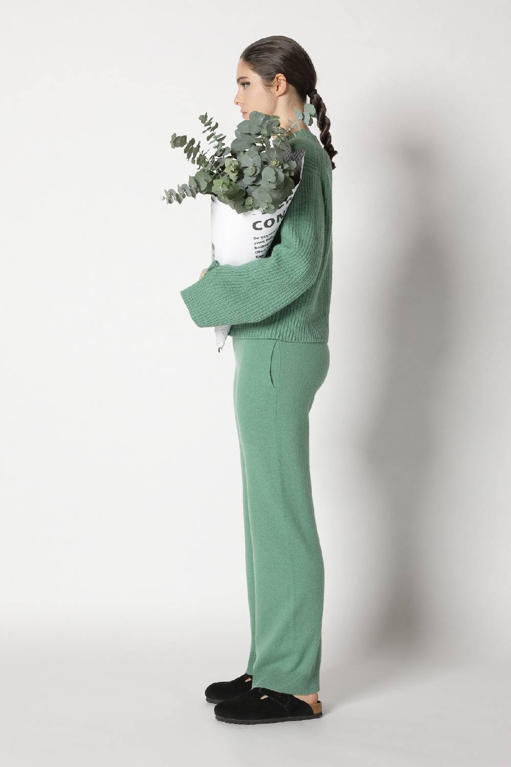 Sminfinity icon rib crew neck + infinite palazzo pants Zeitlich begrenztes Angebot