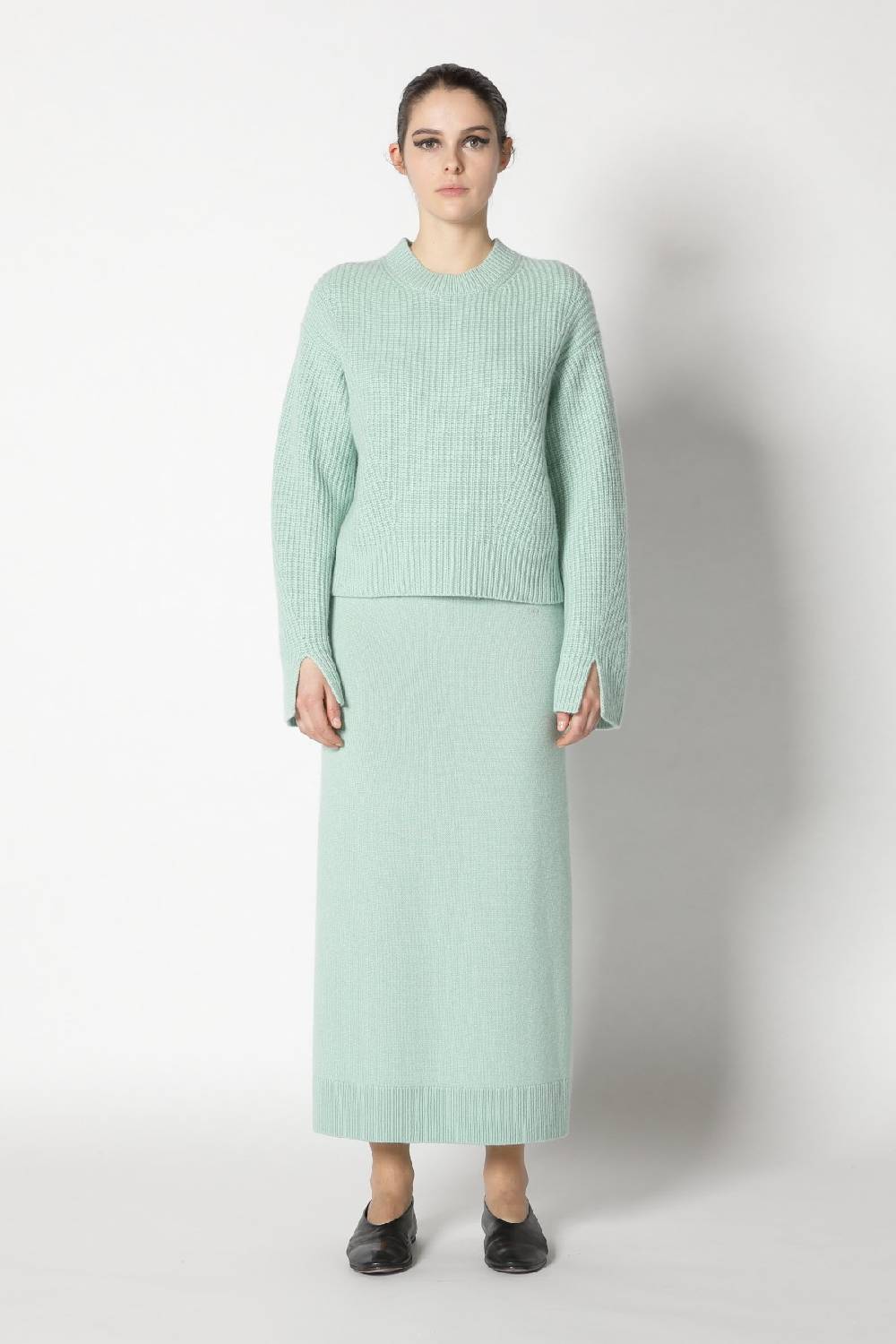 Sminfinity icon rib crewneck + pure A skirt Große Rabatte