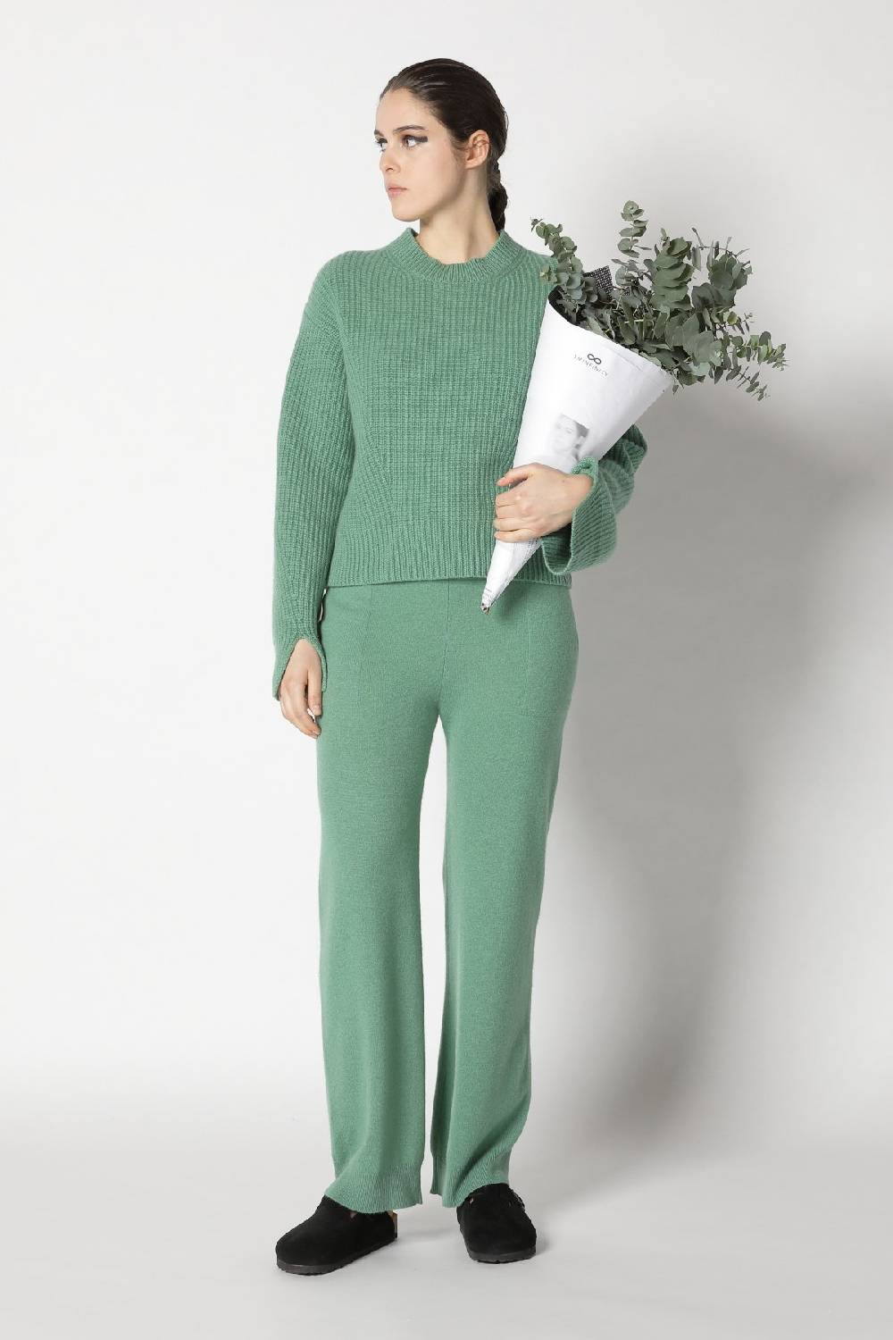 Sminfinity icon rib crewneck + pure A skirt Große Rabatte