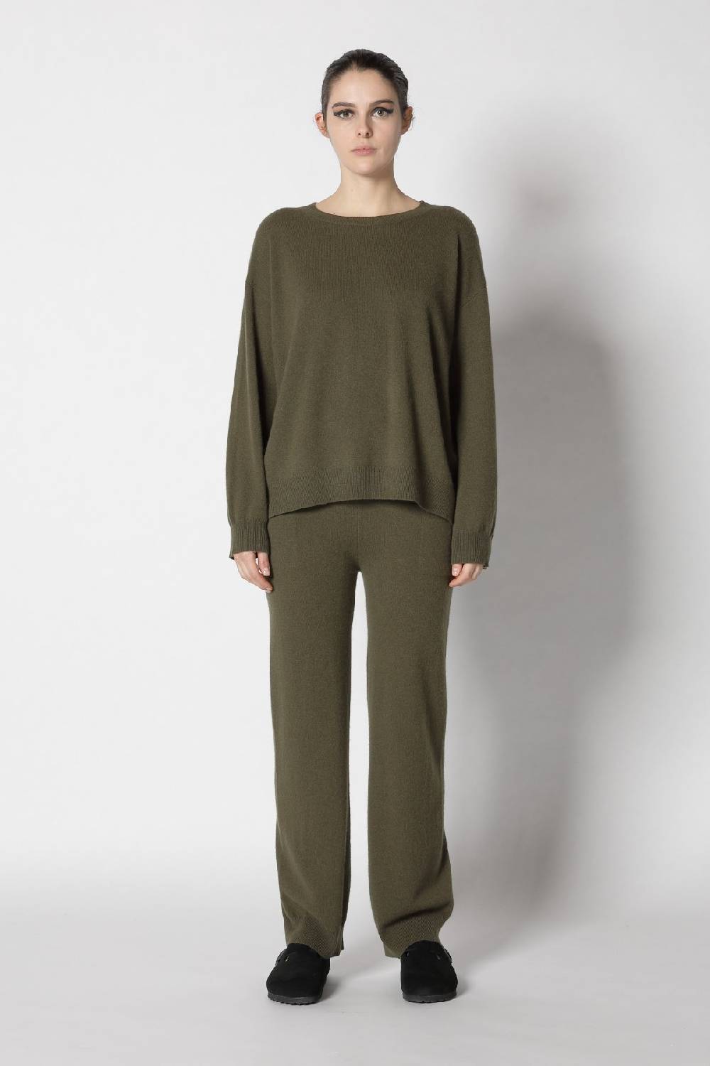 Sminfinity infinite crew jumper + infinite palazzo pants + chunky 1x1 rib scarf Bestseller