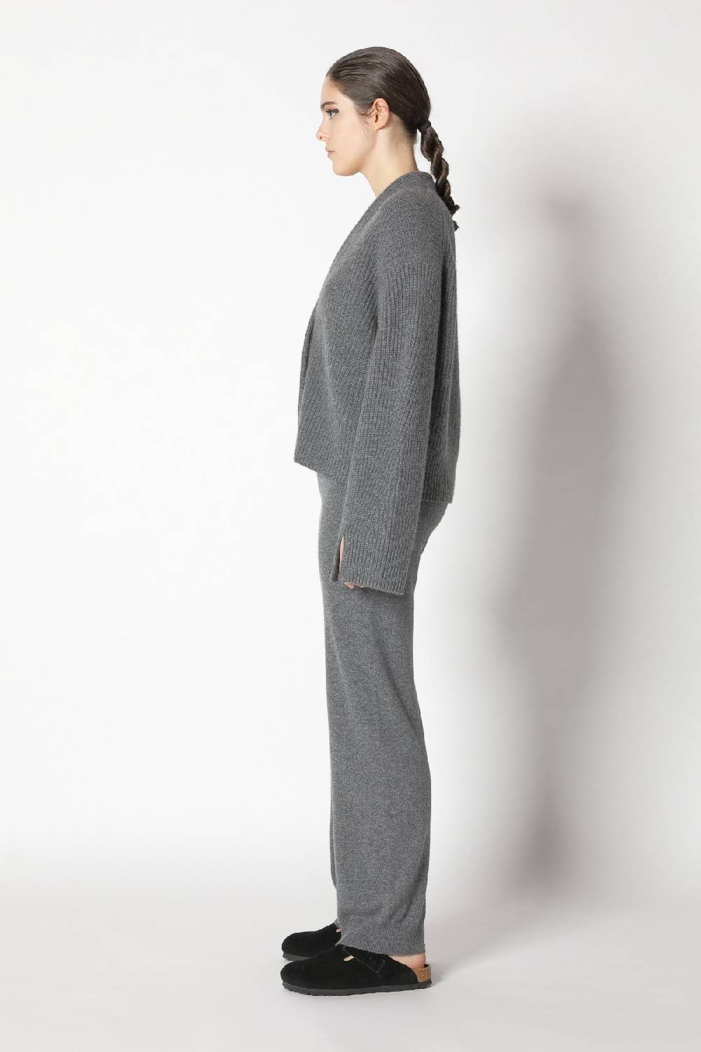 Sminfinity icon rib cardigan + infinite palazzo pants Tiefpreis