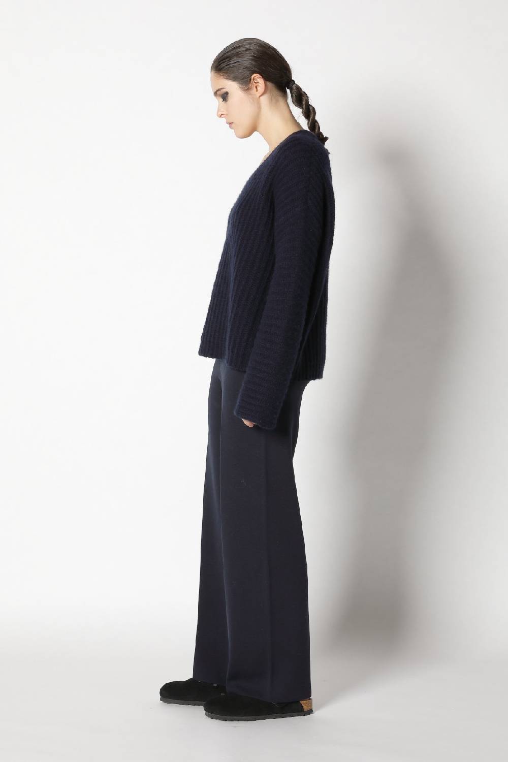 Sminfinity fluffy rib v neck + fluffy triangle + infinite palazzo pants Letzter Tag