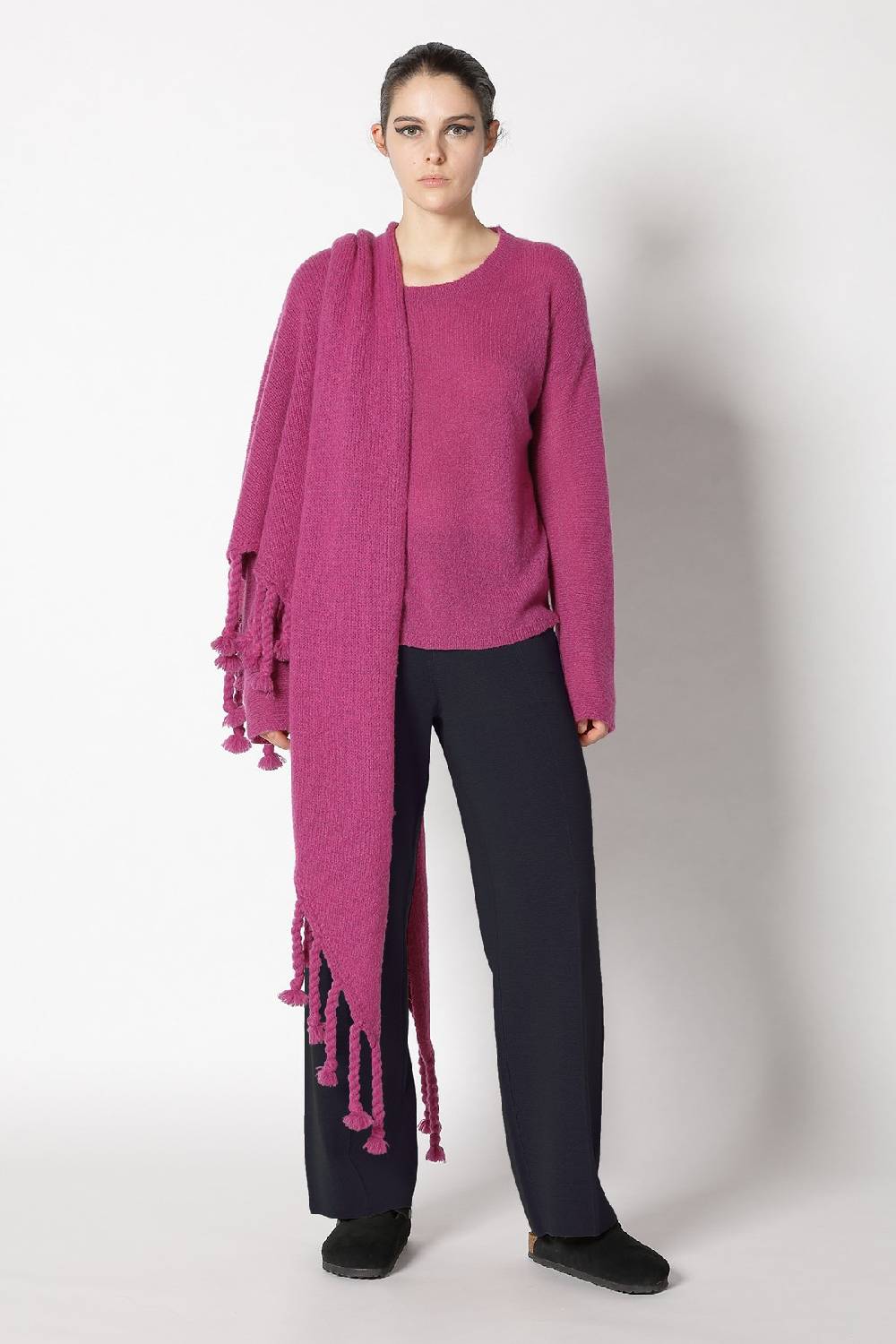 Sminfinity fluffy crewneck + fluffy triangle + silky suit pants Bis zu 60% Rabatt