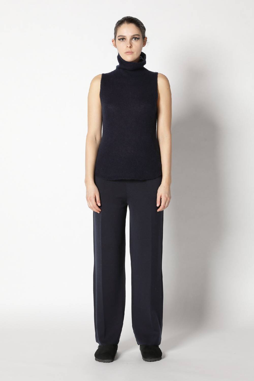 Sminfinity fluffy turtle top + fluffy triangle + silky suit pants Bis zu 65% Rabatt