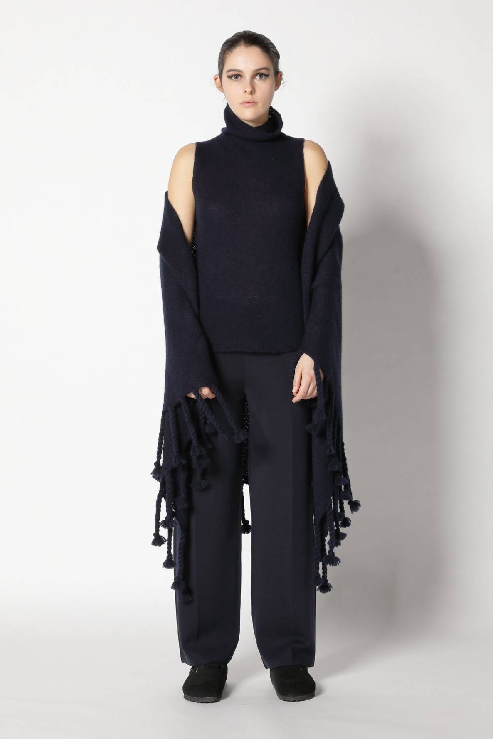 Sminfinity fluffy turtle top + fluffy triangle + silky suit pants Bis zu 65% Rabatt