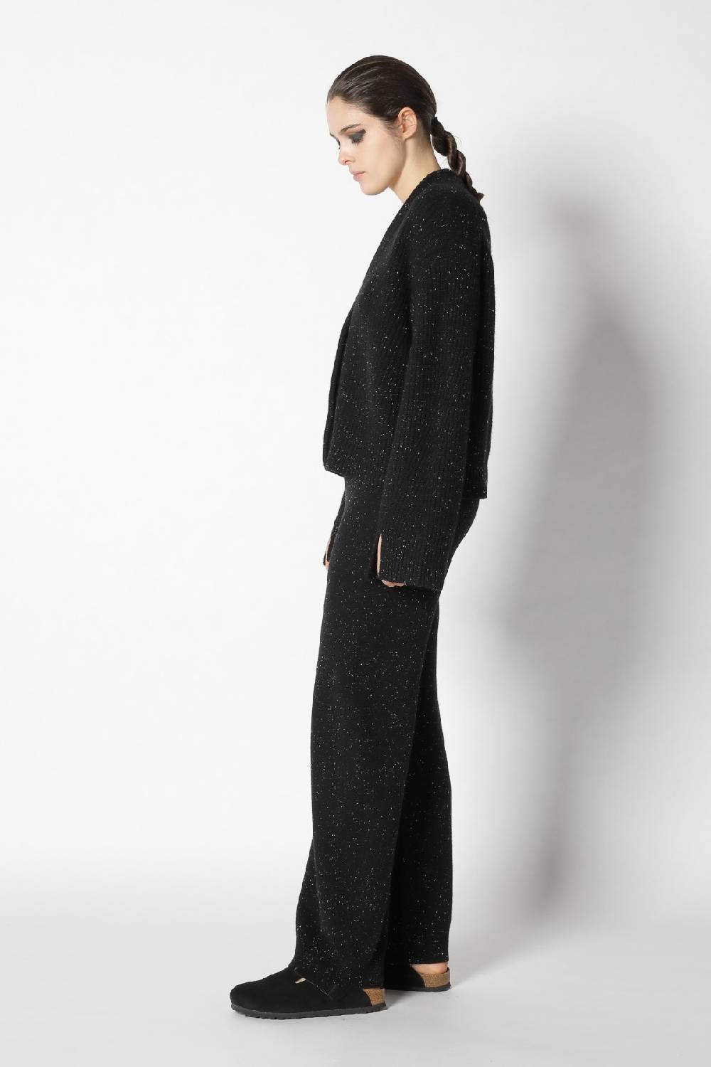 Sminfinity icon rib cardigan + infinite palazzo pants Black Friday Preise