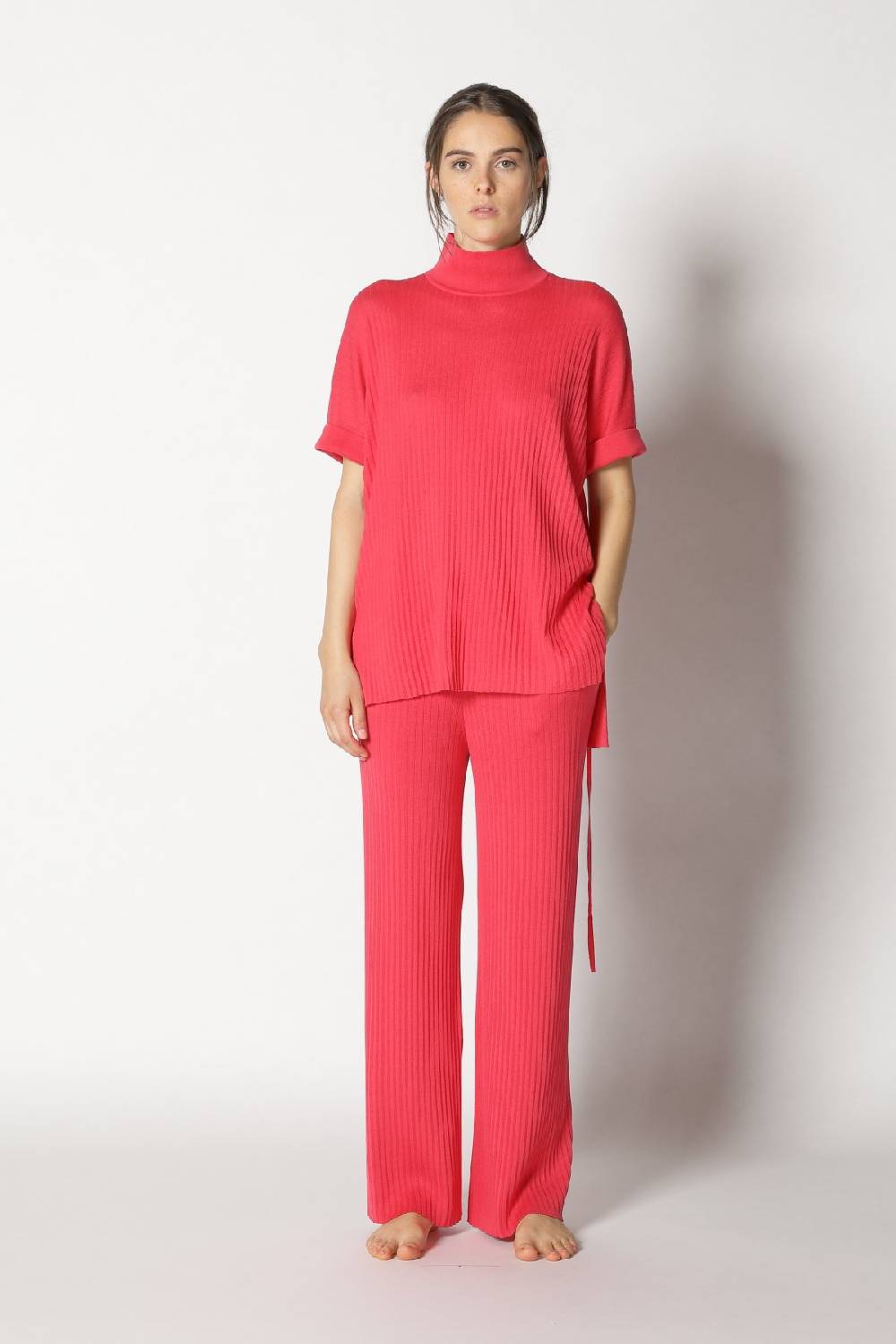 Sminfinity plissé drape top + plissé palazzo Auslauf