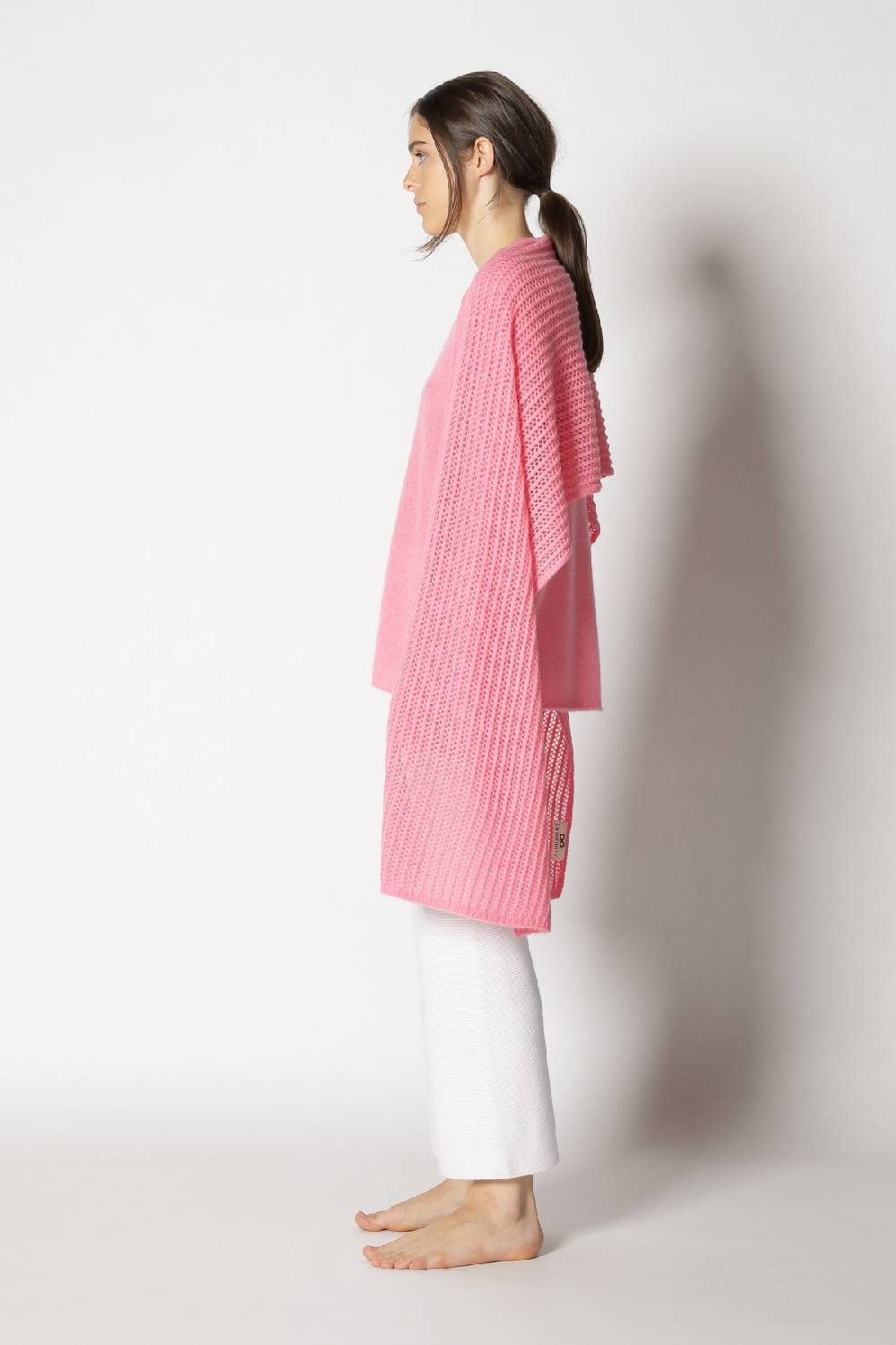 Sminfinity fluffy airy plaid + fluffy airy V neck + garter cropped pants Limitierter Zeitrabatt