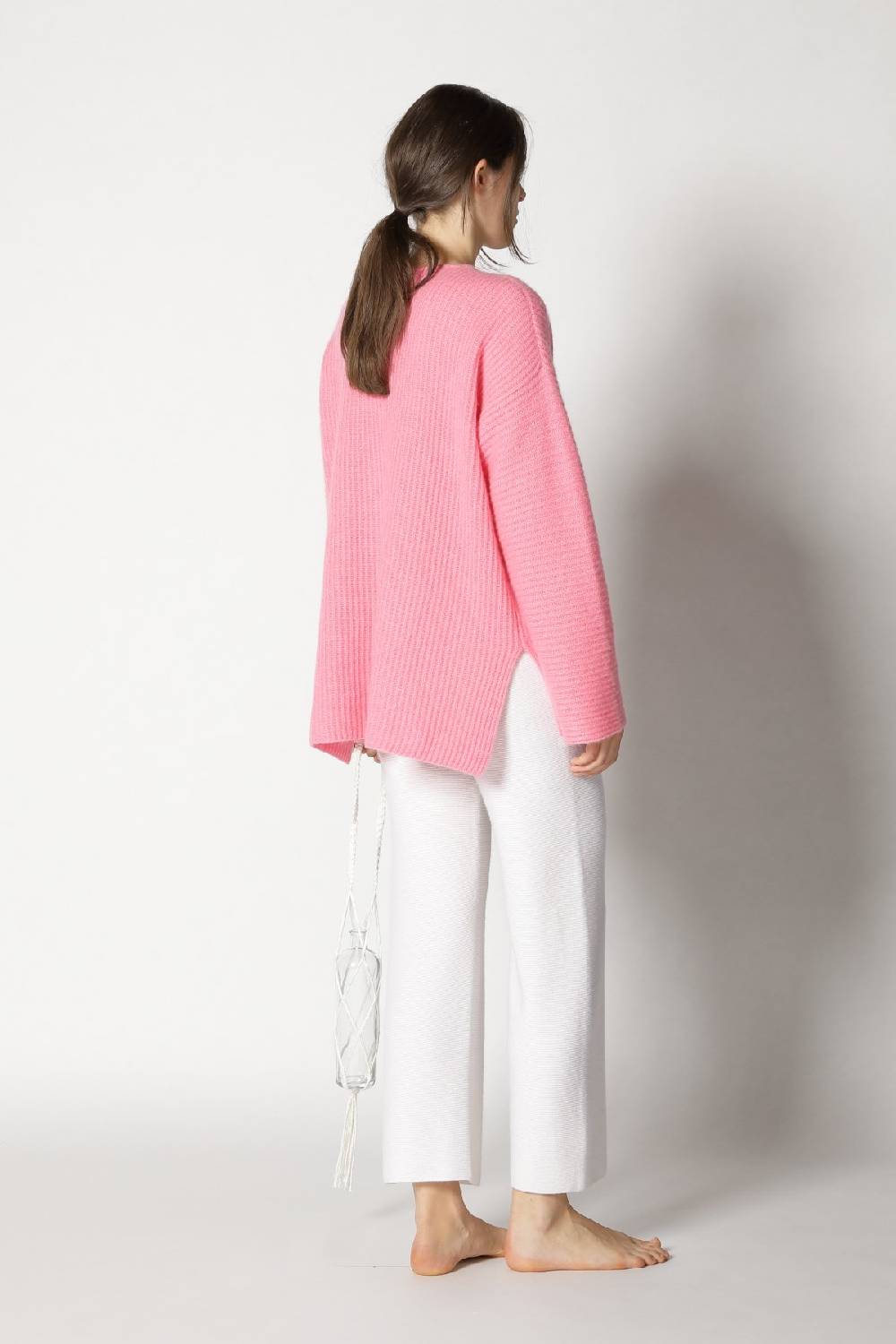 Sminfinity fluffy rib jumper + garter cropped pants Fabrikpreis