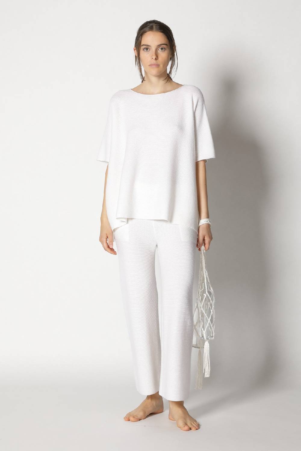 Sminfinity garter cape top + garter cropped pants Sonderangebot