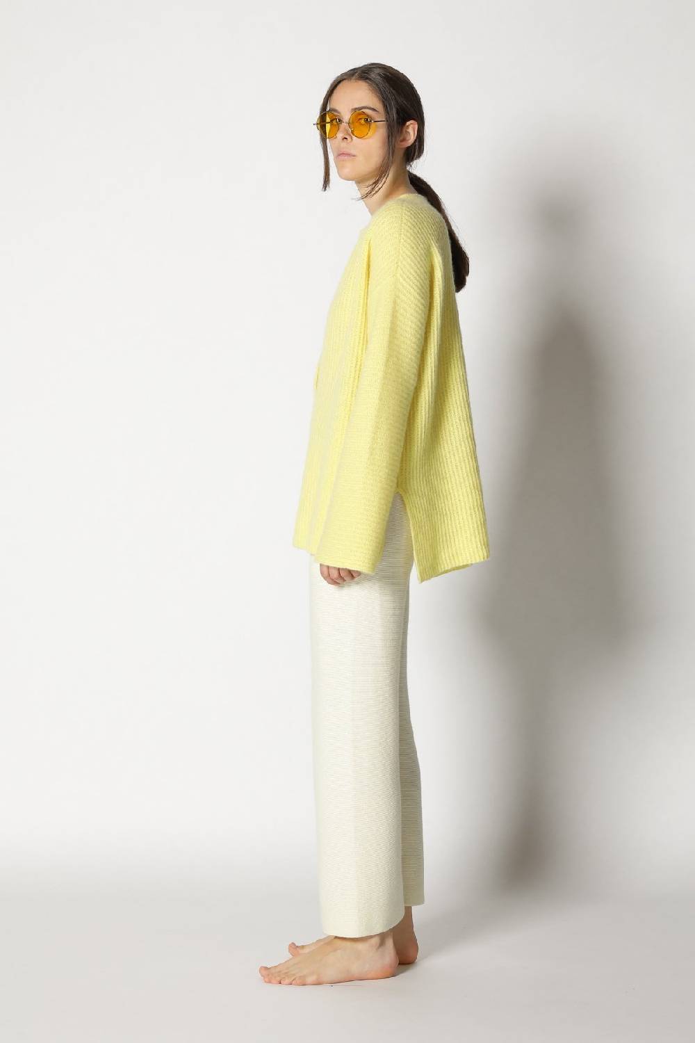 Sminfinity fluffy rib jumper + garter cropped pants Großer Ausverkauf