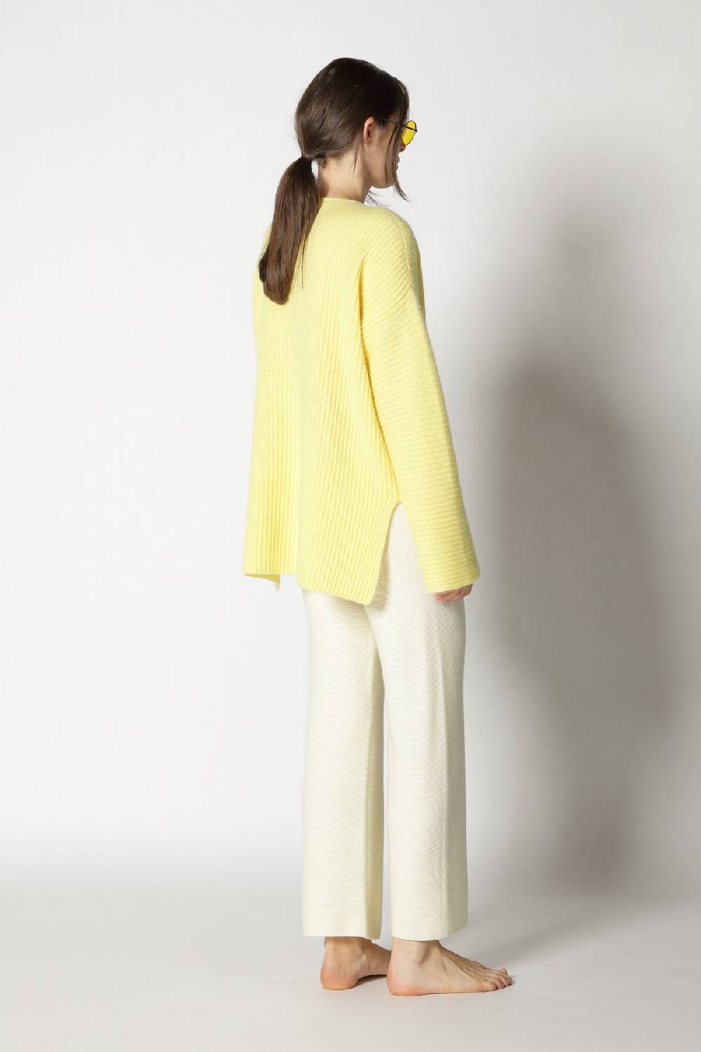 Sminfinity fluffy rib jumper + garter cropped pants Großer Ausverkauf
