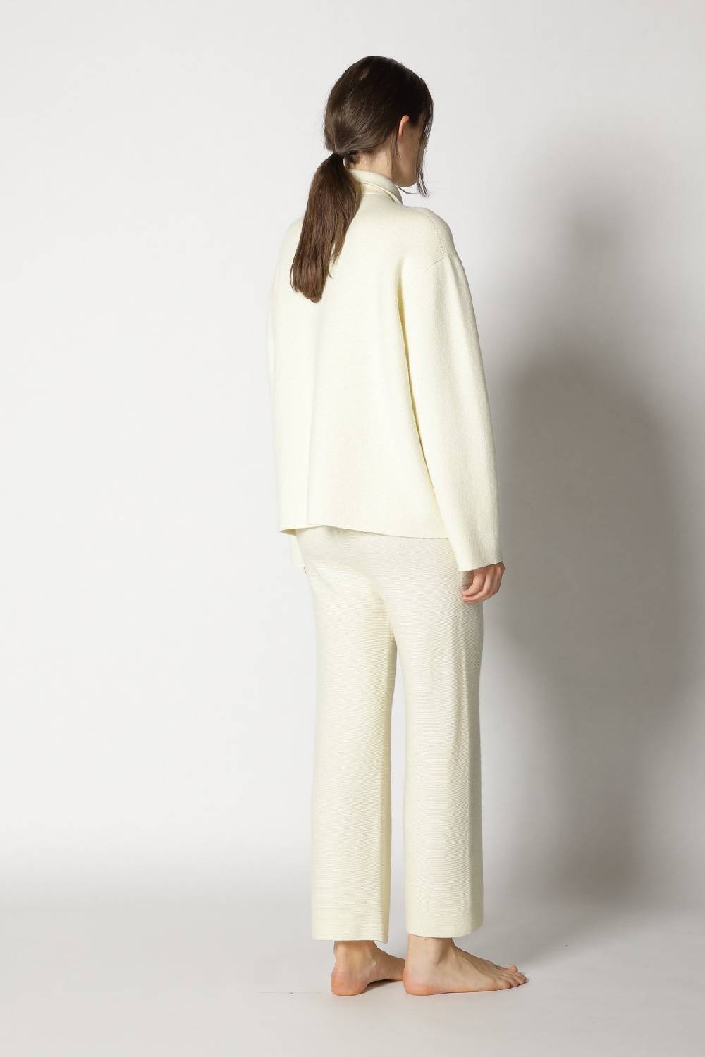 Sminfinity doubleface shirtjacket + garter cropped pants Begrenztes Angebot