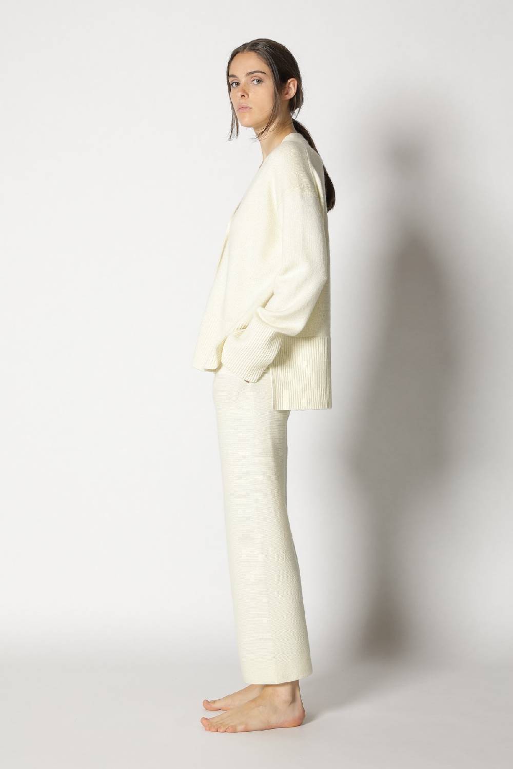 Sminfinity slouchy cardigan + garter cropped pants Black Friday