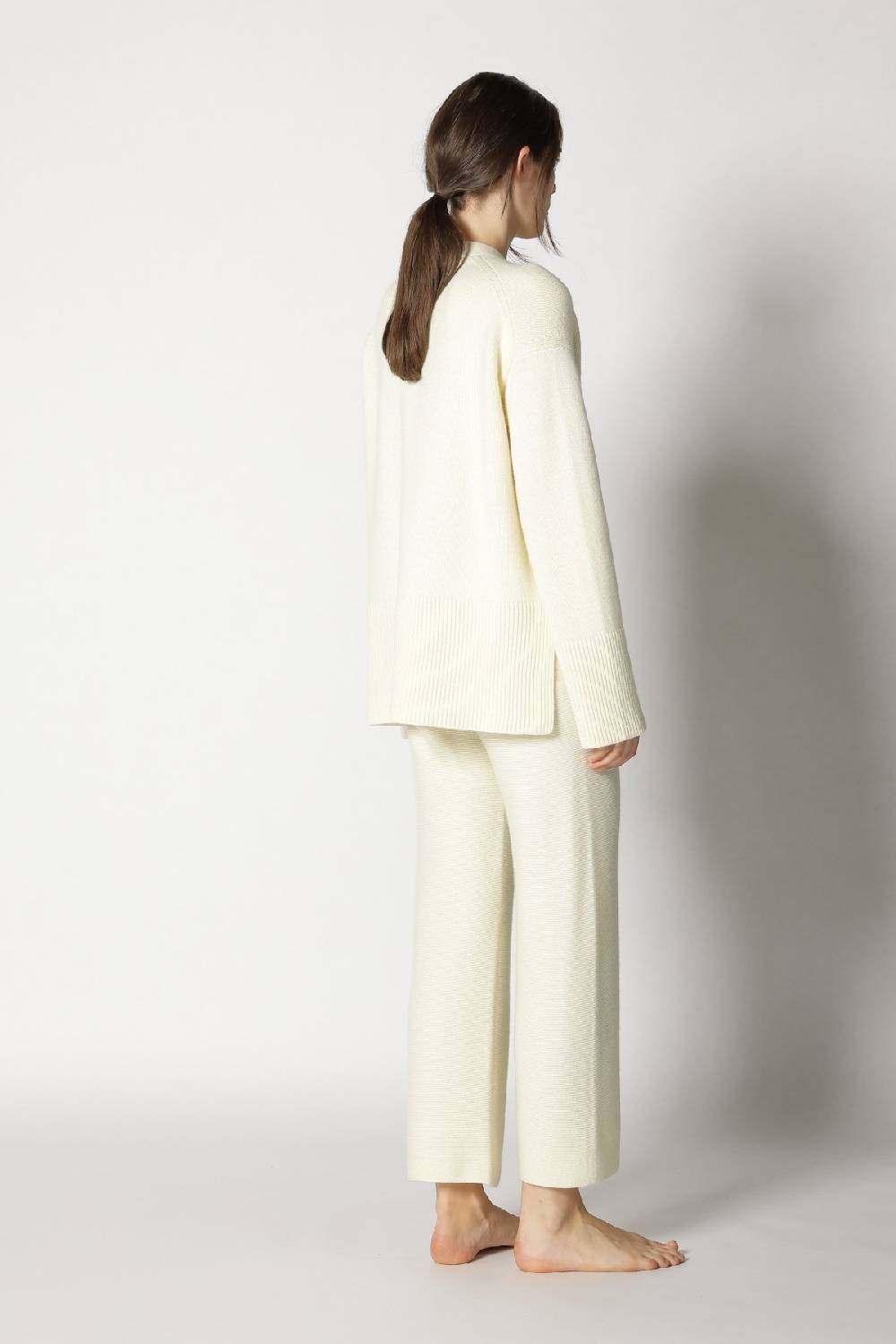 Sminfinity slouchy cardigan + garter cropped pants Black Friday