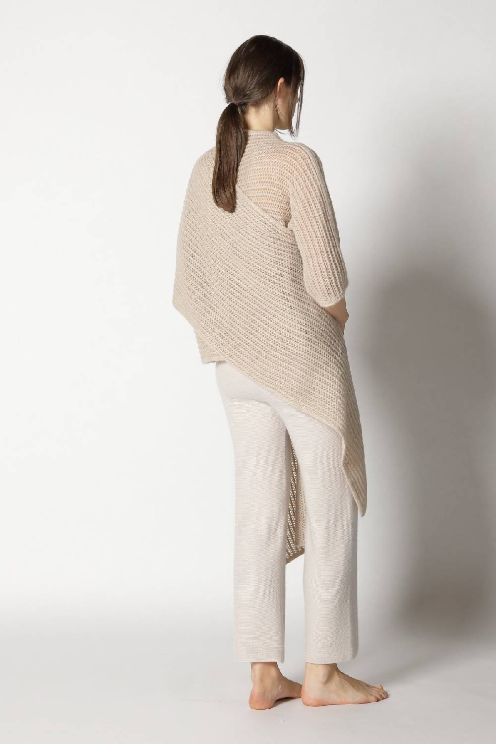 Sminfinity fluffy airy mockneck + fluffy airy plaid + garter cropped pants Osterangebot