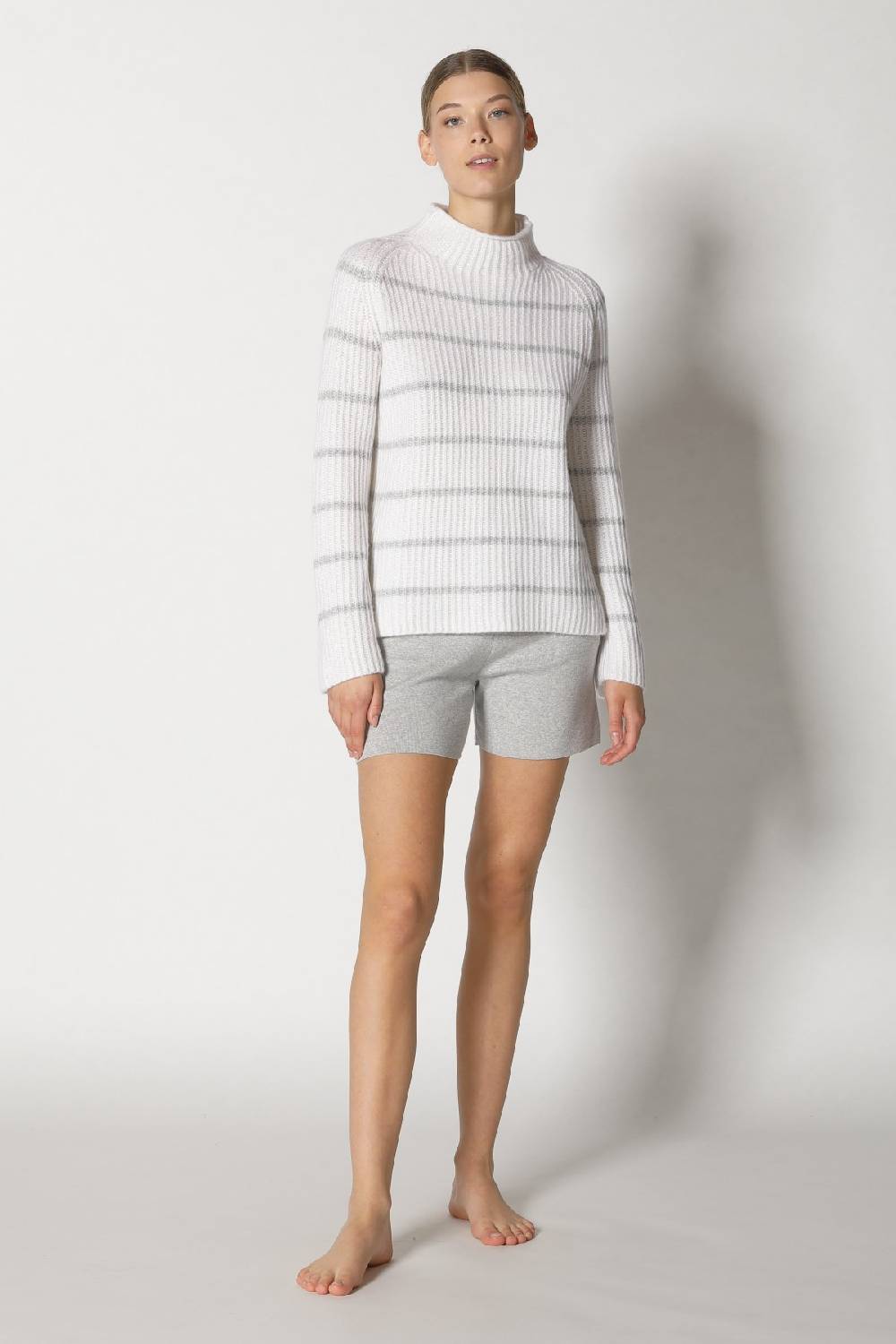 Sminfinity blurry rib stripe + comfy shorts Tiefpreis