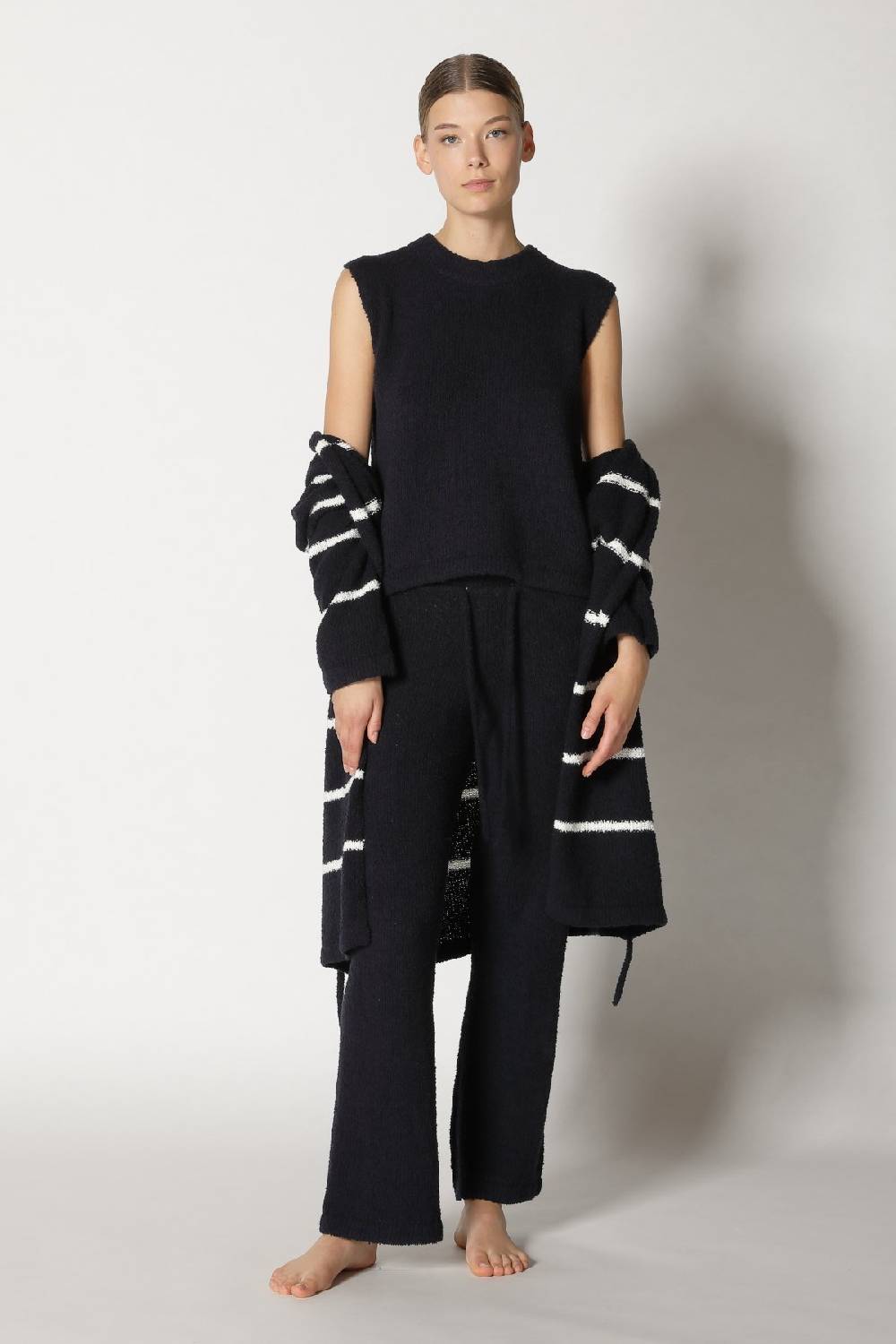 Sminfinity terry tropic stripe coat + terry tropic top + terry tropic pants Clearance-Verkauf