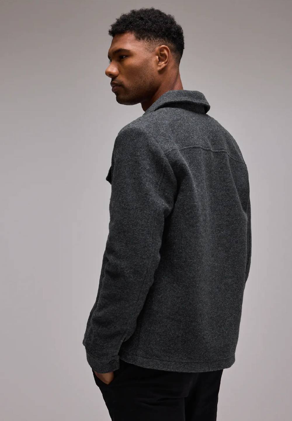 Street One Overshirt in Woll-Optik Top Angebot