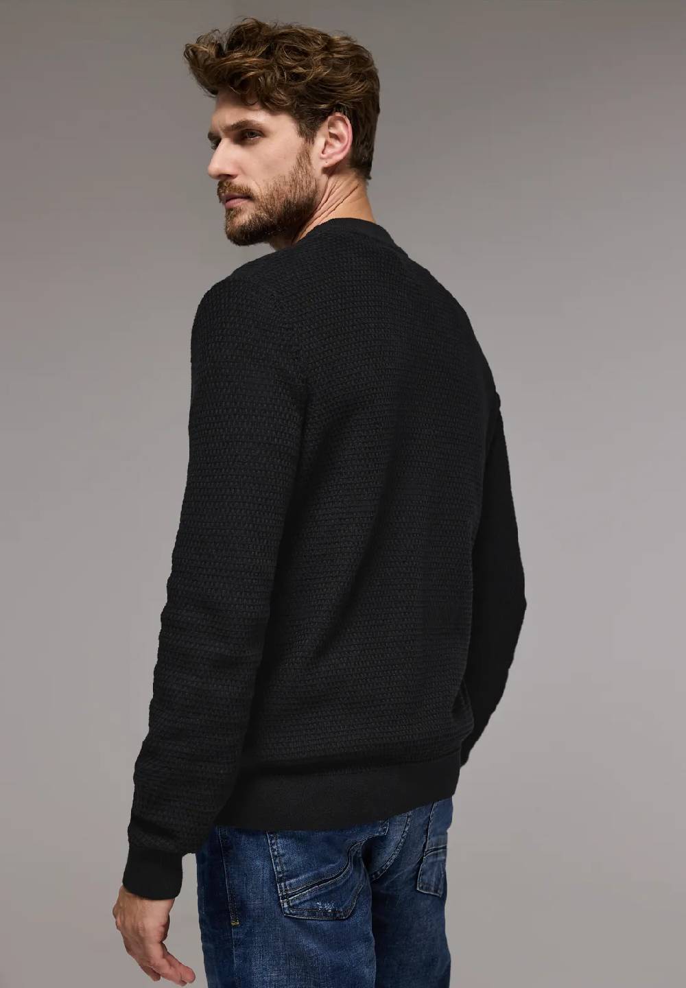 Street One Strukturjacke mit Zipper Sonderangebote