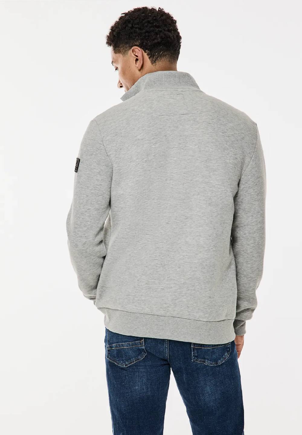 Street One Sweatjacke mit Materialmix JETZT KAUFEN