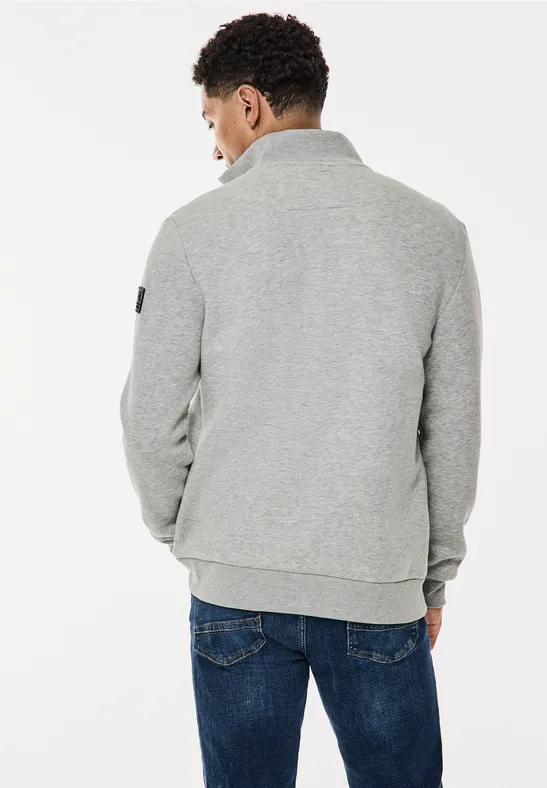 Street One Sweatjacke mit Materialmix JETZT KAUFEN